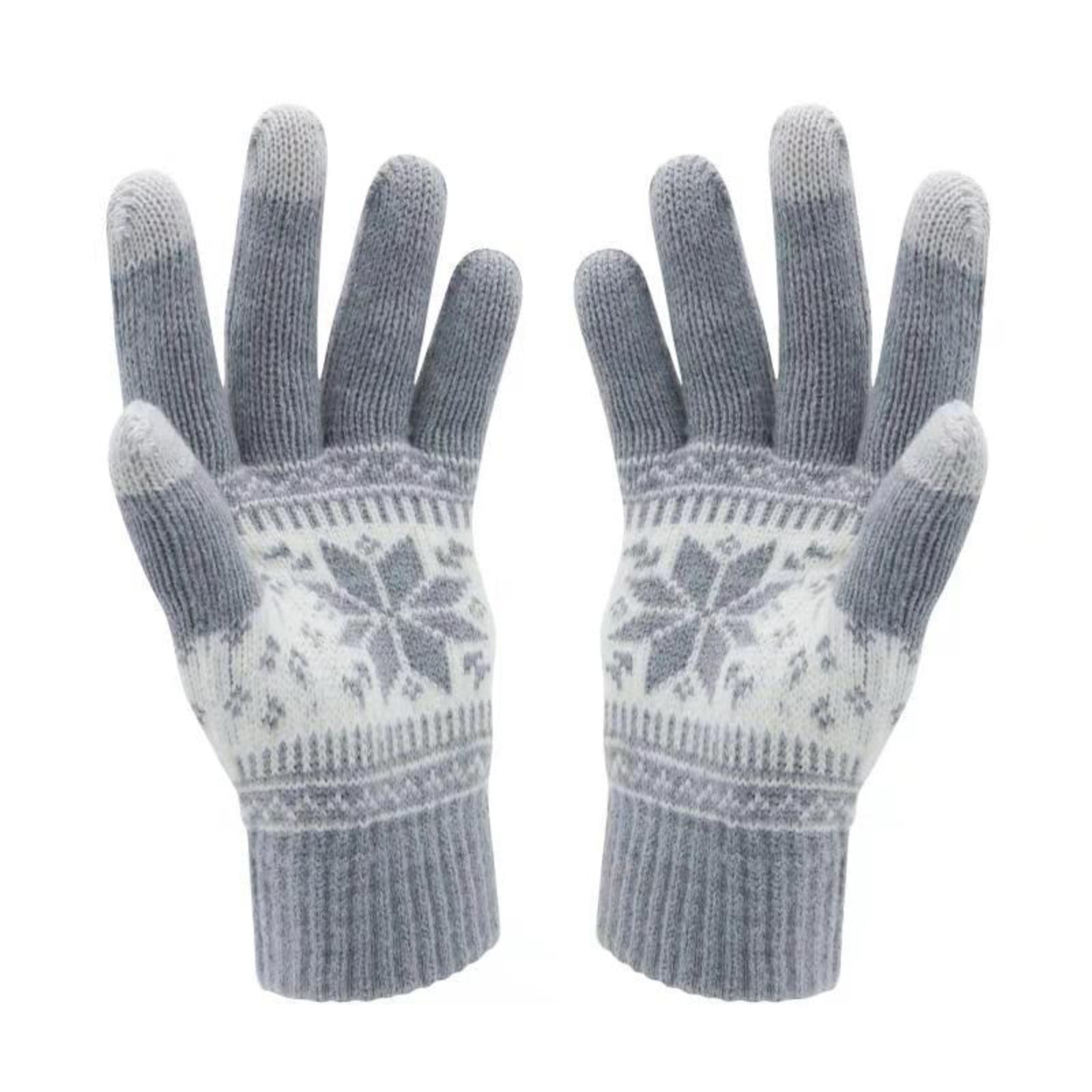JWDX Gloves Clearance, Winter Gloves, Adult Women Men's Warm Gloves, Outdoor Ski Riding Gloves, Windproof and Fleece Gloves A - Image 1