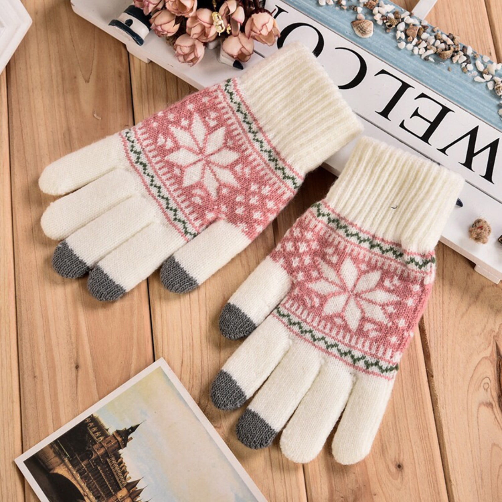 JWDX Gloves Clearance, Winter Gloves, Adult Women Men's Warm Gloves, Outdoor Ski Riding Gloves, Windproof and Fleece Gloves A - Image 4