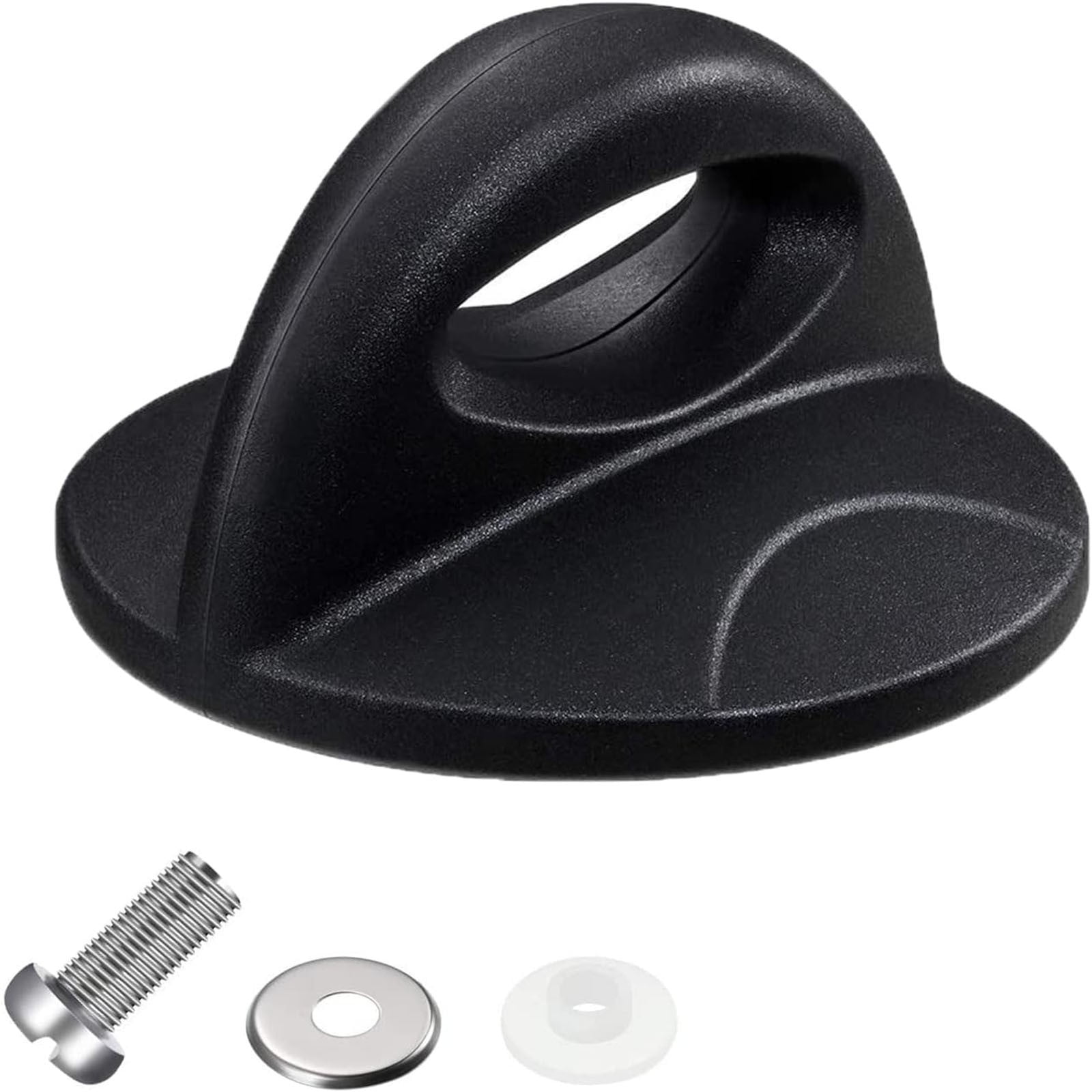JWDX Pot Lid Handle Clearance, Kitchen Supplies, Pot Lid Replacement Knob for Rival Replacement Parts Pan Lid Hoding Handle Replacement Compatible with Kitchen Cookware Casserole Glass Saucepan Black - Image 1