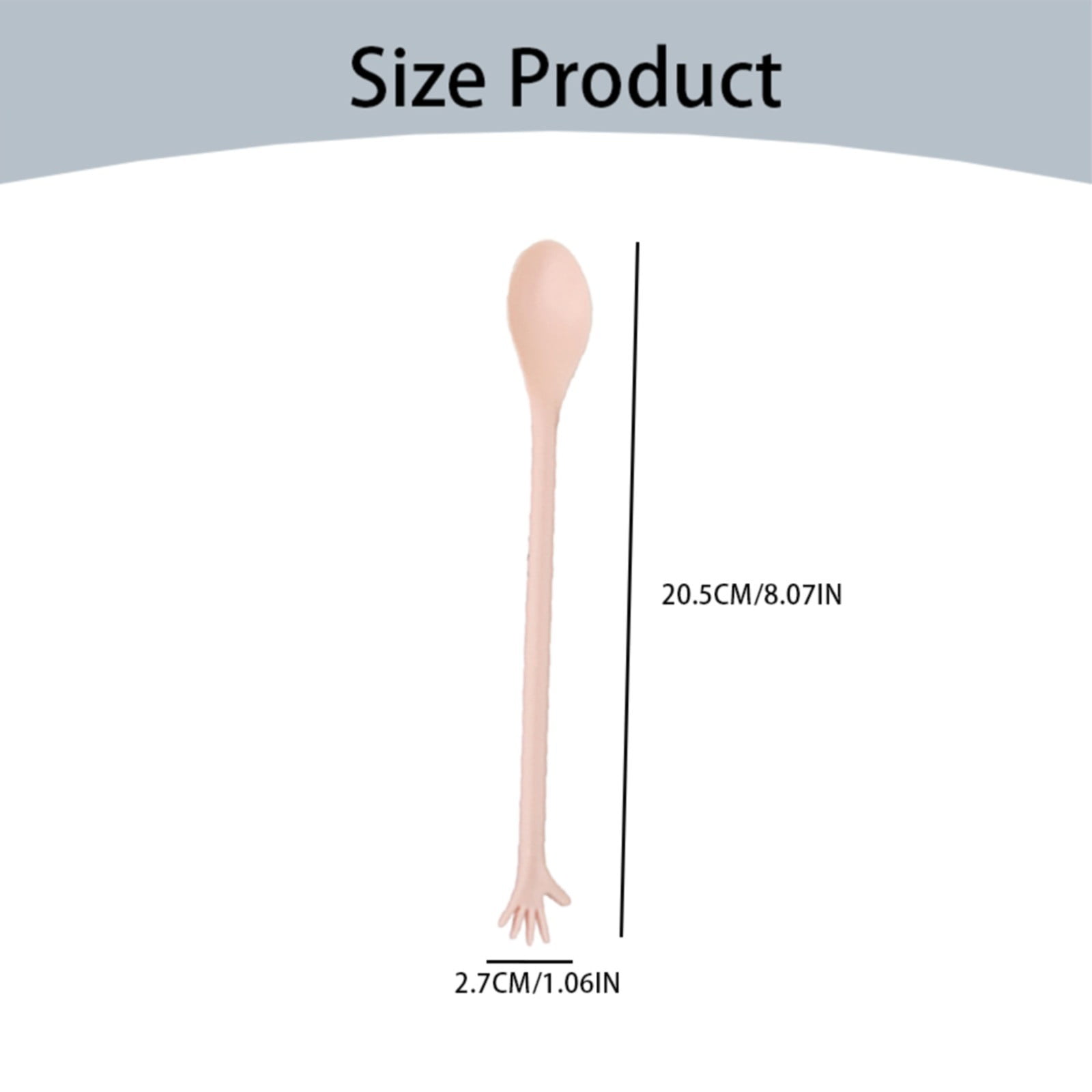 Made of Plastic, 4 Spoons Once for All Sale! Long Handle Spoons Latte Machiatto Tall Iced Tea Ice Sundae Coffee Tea or Hot Stirring Long Drink Spoons Camouflage - Image 3