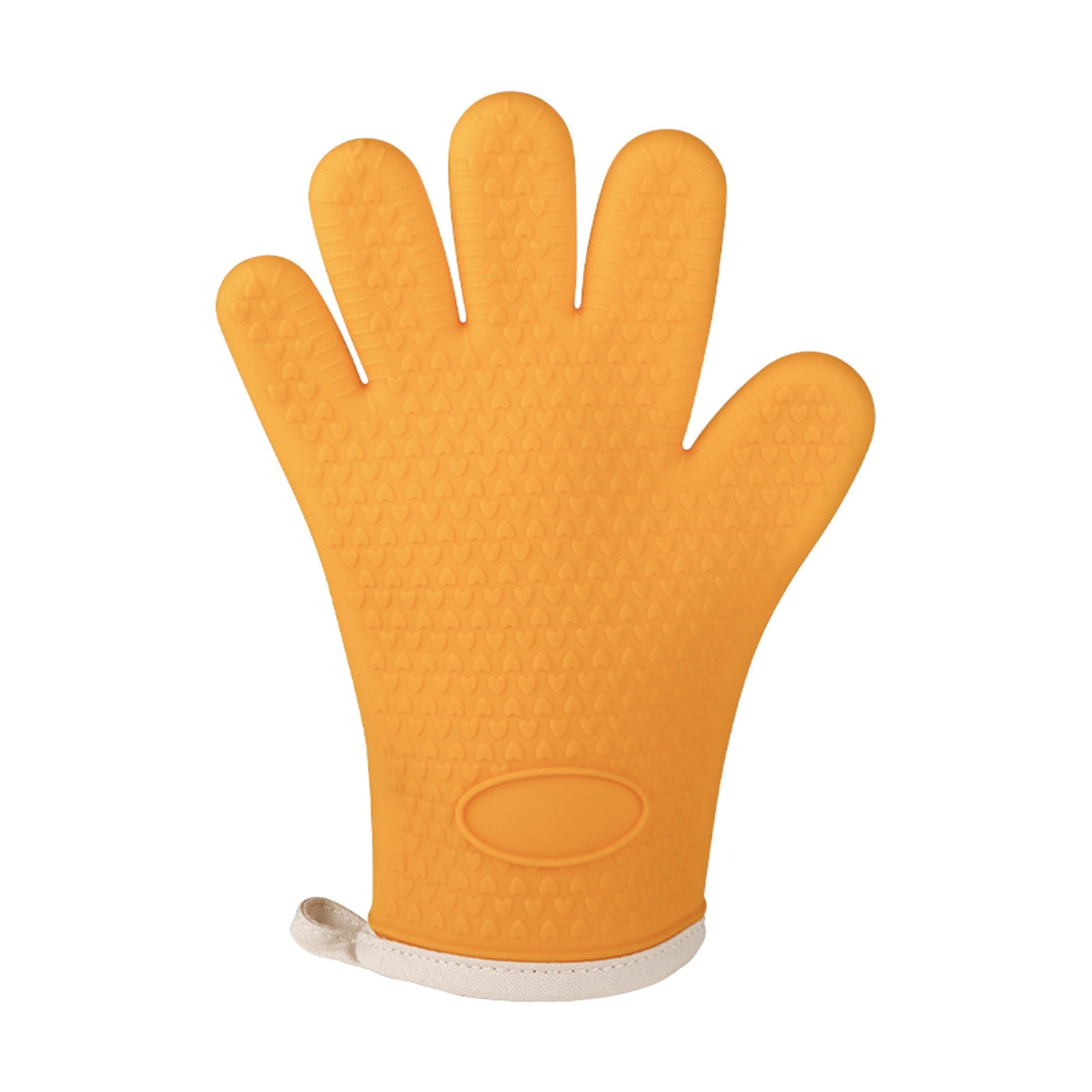 JWDX Silicone Smoker Oven Gloves -Extreme Heat Resistant Bbq Gloves -Handle Hot Food Right on Your Grill Fryer Pit|Waterproof Oven Mitts Z3-Yellow - Image 1