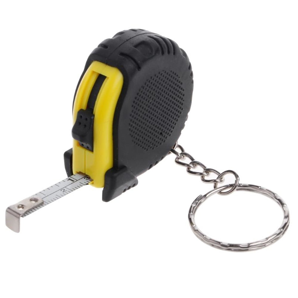 Ruler Retractable Tape Size Metric Measure 1m Pocket Chain color Key Random Tools & Home Improvement, Key ring design, you can it anywhere you want Random - Image 5