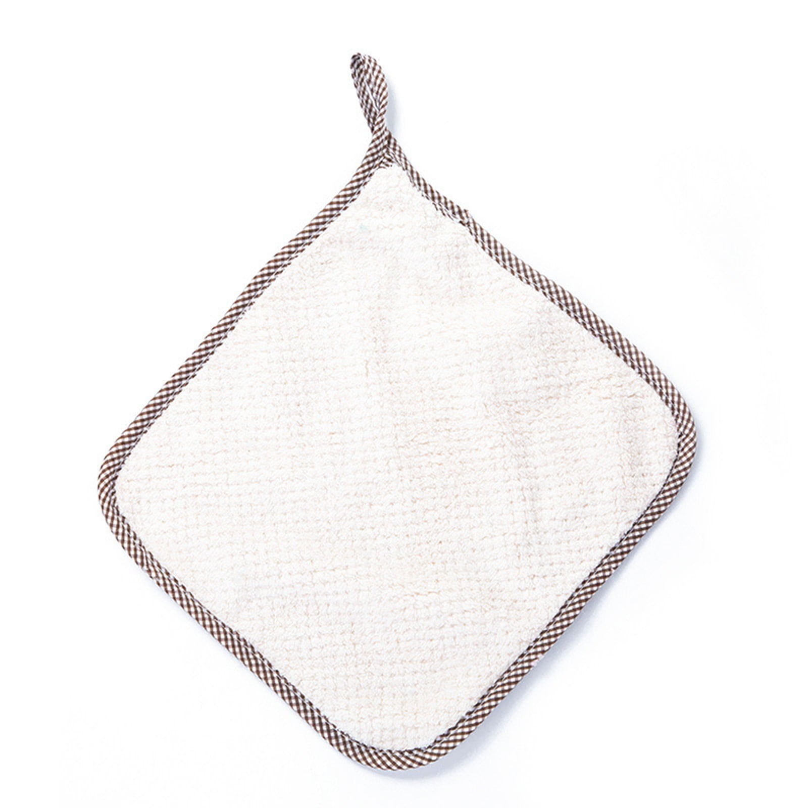 JWDX Wipes Clearance, 5Pcs Rag Dish Cloth Water Absorption Thickening Pot Washing Towel Table Home Kitchen Dishcloth Beige - Image 2