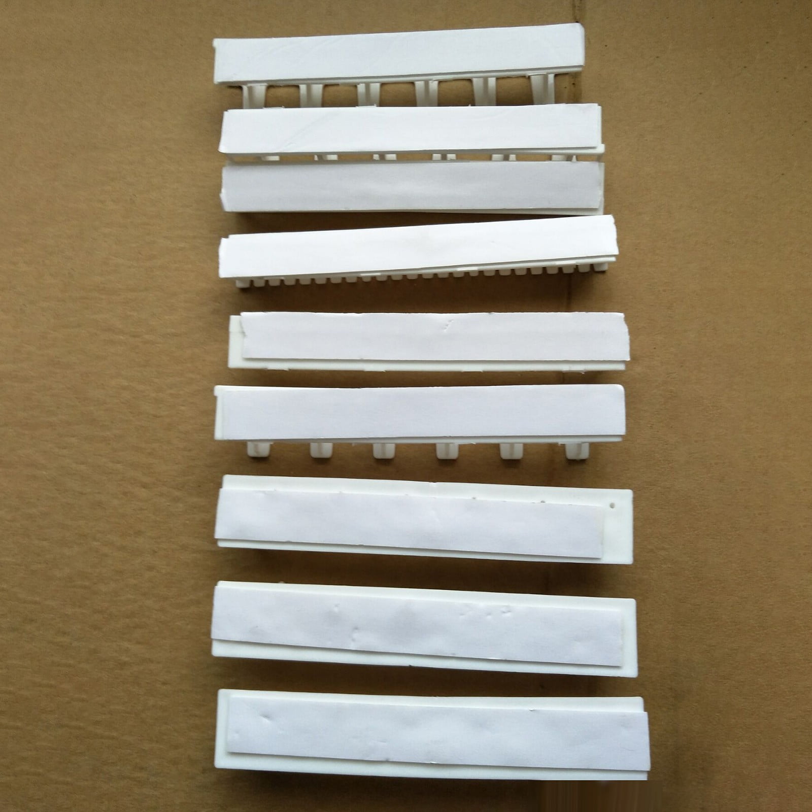 Adhesive Curtain Rod Hooks 9 in 1 Adhesive Paste Wall Hanging Storage Hooks Jewelry Display Organizer Necklace Hanger Newyear Arrival! White - Image 2
