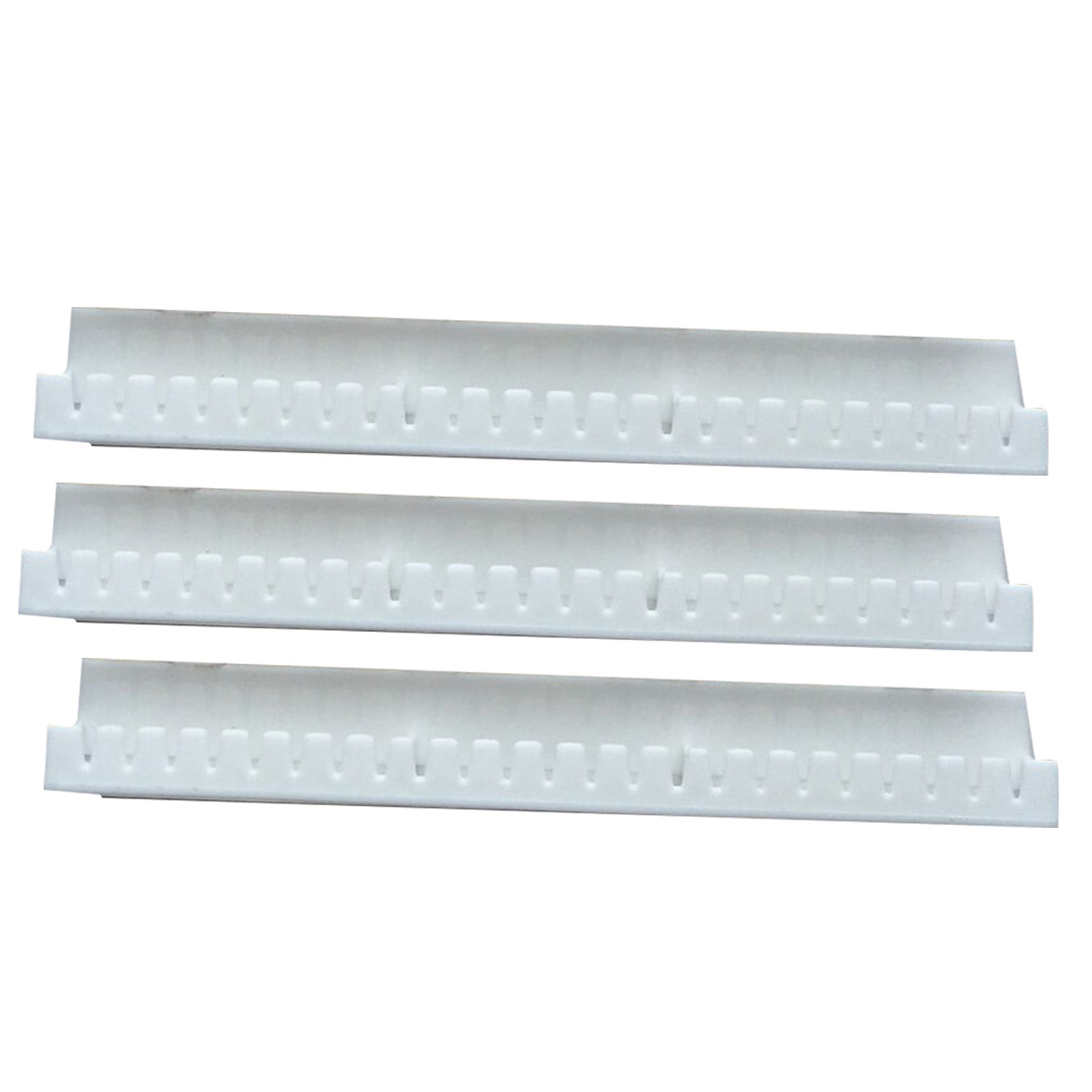 Adhesive Curtain Rod Hooks 9 in 1 Adhesive Paste Wall Hanging Storage Hooks Jewelry Display Organizer Necklace Hanger Newyear Arrival! White - Image 5