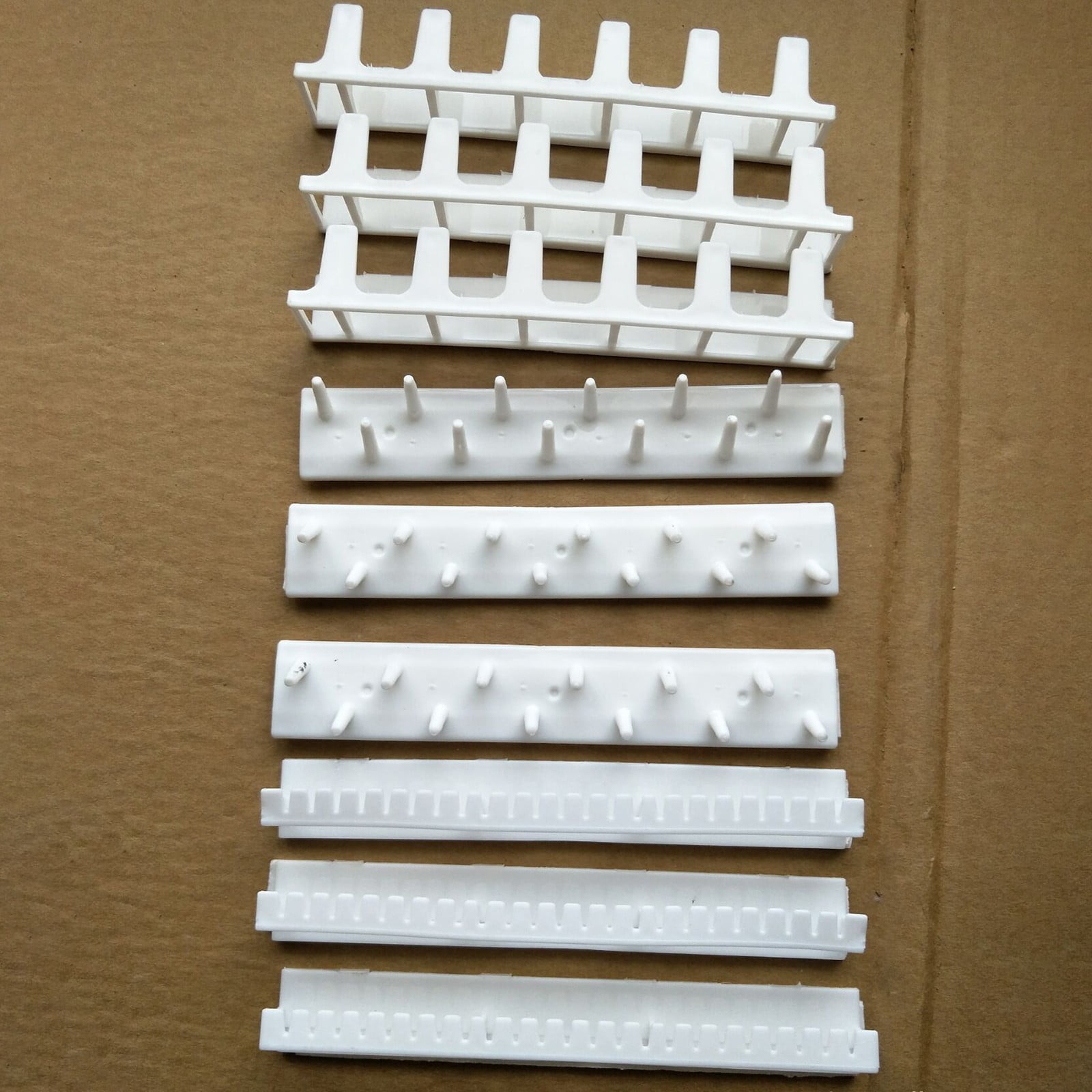 Adhesive Curtain Rod Hooks 9 in 1 Adhesive Paste Wall Hanging Storage Hooks Jewelry Display Organizer Necklace Hanger Newyear Arrival! White - Image 8