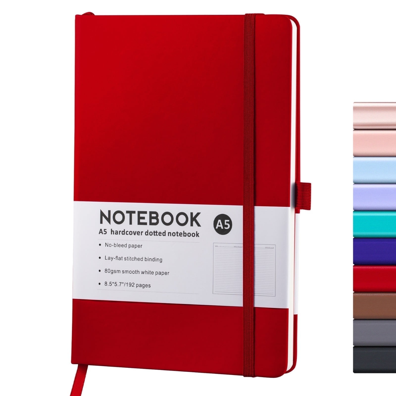 Blank Notebooks Lined Classic Pocket Notebook Journal [ Leather Hard Cover ][ 100 Gsm ] [ Ruled ] Premium Thick Paper with Inner Pocket 3.5 Newyear Arrival! A 1-A - Image 1