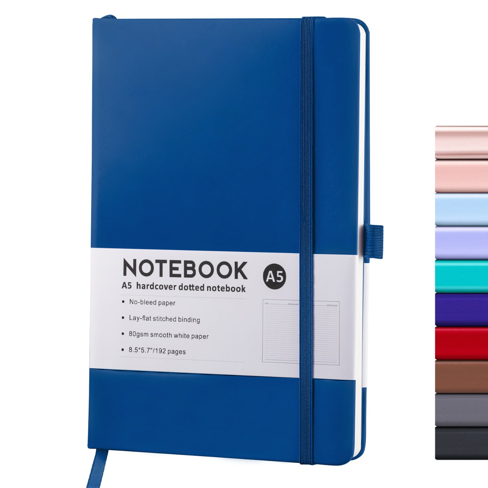 Blank Notebooks Lined Classic Pocket Notebook Journal [ Leather Hard Cover ][ 100 Gsm ] [ Ruled ] Premium Thick Paper with Inner Pocket 3.5 Newyear Arrival! A 1-A - Image 4