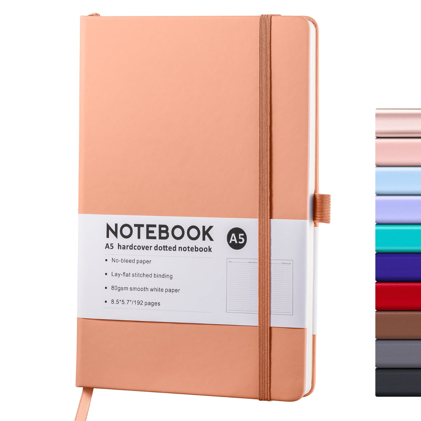 Blank Notebooks Lined Classic Pocket Notebook Journal [ Leather Hard Cover ][ 100 Gsm ] [ Ruled ] Premium Thick Paper with Inner Pocket 3.5 Newyear Arrival! A 1-Green - Image 4