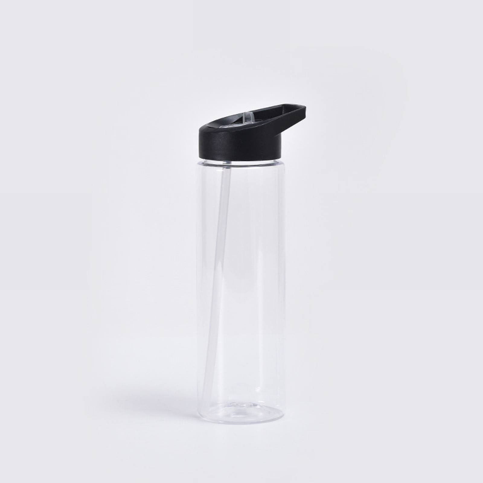 JWDX Bottle, Plastic Spout Straw Cup, Kitchen Supplies Clearance, 700Ml Large Capacity Clear Water Bottle Leakproof Drink Bottle Water Cup Drinkware Cup for School Outdoor Sport Clear - Image 2