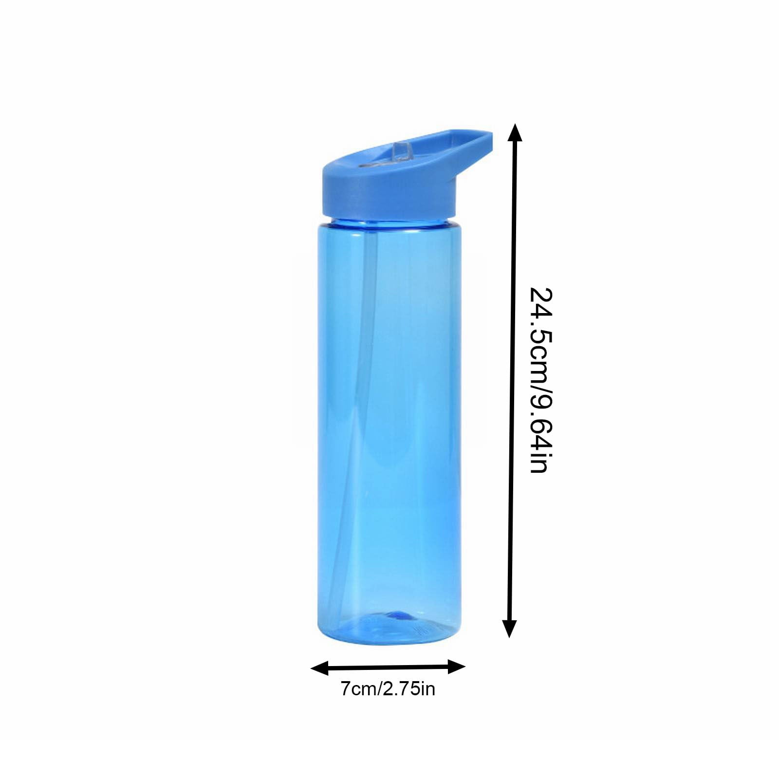 JWDX Bottle, Plastic Spout Straw Cup, Kitchen Supplies Clearance, 700Ml Large Capacity Clear Water Bottle Leakproof Drink Bottle Water Cup Drinkware Cup for School Outdoor Sport Clear - Image 3