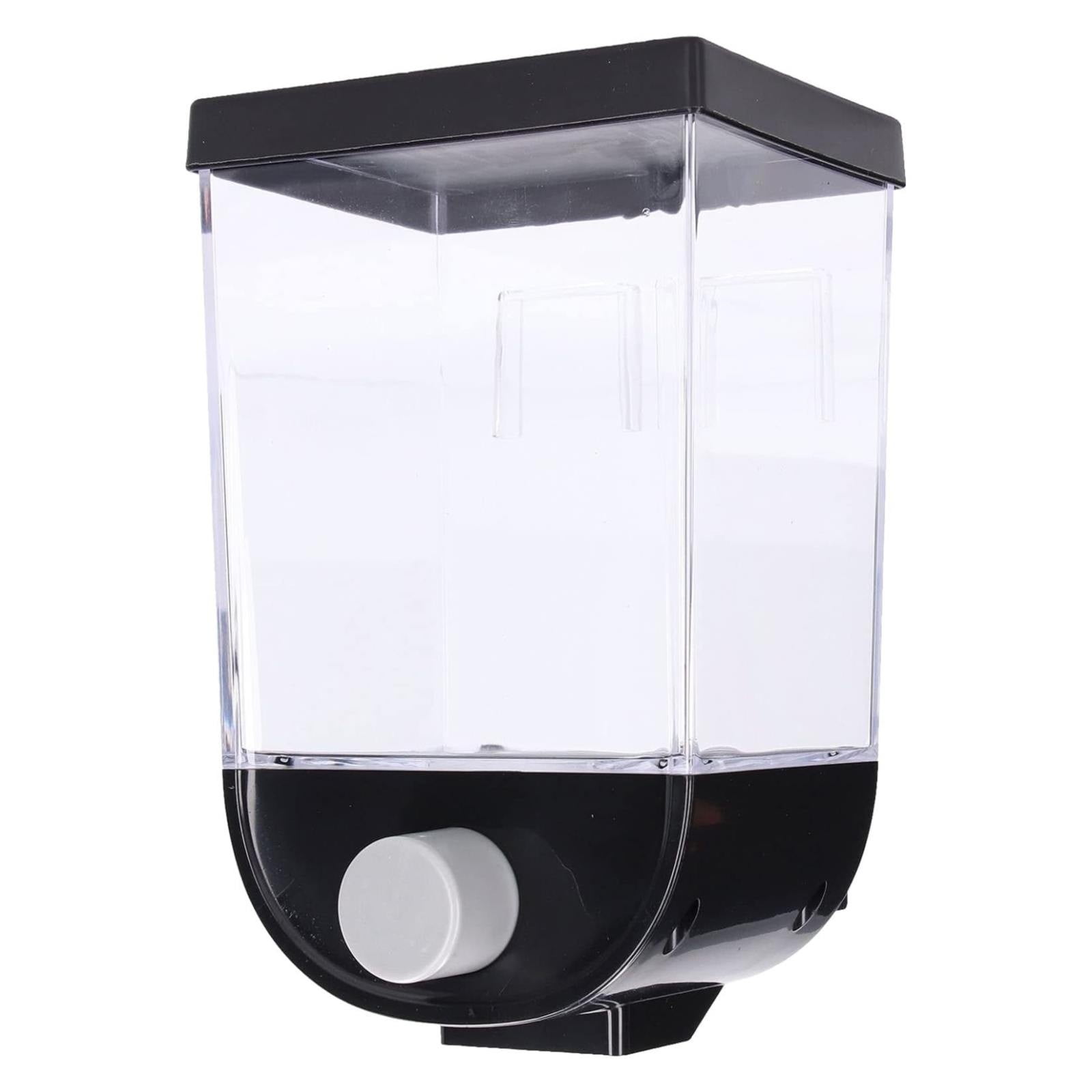 JWDX Storage Containers Clearance, Cereal Dispenser Countertop Cereal Containers Storage 1.5L /1Lorganization and Storage Containers for Kitchen Dry Food Dispenser for Rice Grains Snack Oatmeal BK1 - Image 1