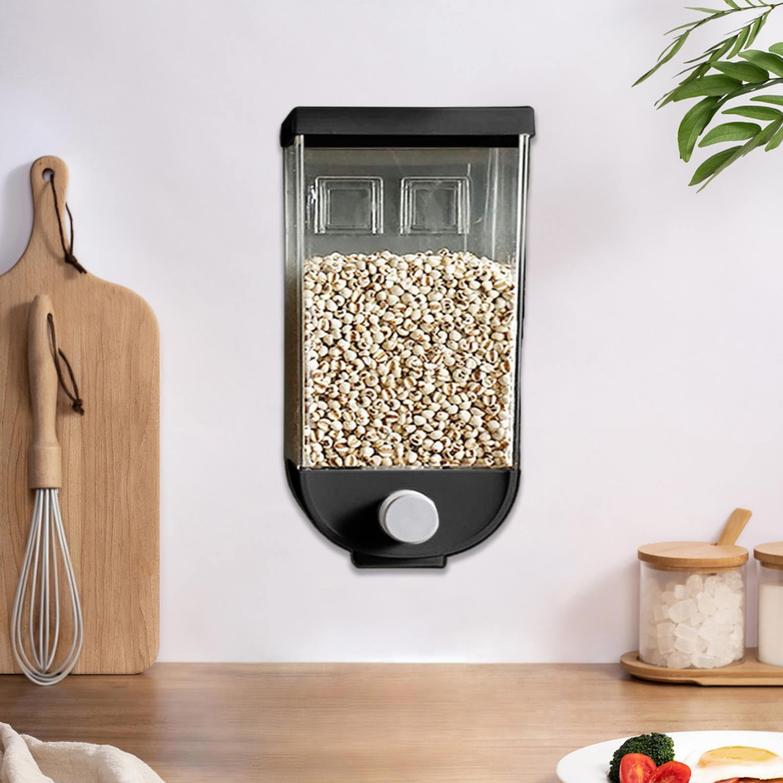 JWDX Storage Containers Clearance, Cereal Dispenser Countertop Cereal Containers Storage 1.5L /1Lorganization and Storage Containers for Kitchen Dry Food Dispenser for Rice Grains Snack Oatmeal BK1 - Image 6