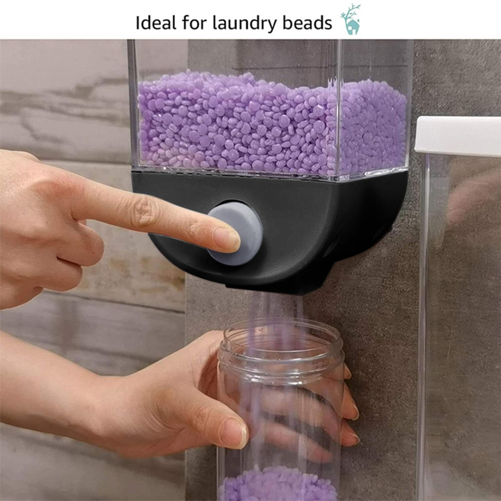 JWDX Storage Containers Clearance, Cereal Dispenser Countertop Cereal Containers Storage 1.5L /1Lorganization and Storage Containers for Kitchen Dry Food Dispenser for Rice Grains Snack Oatmeal BK2 - Image 4