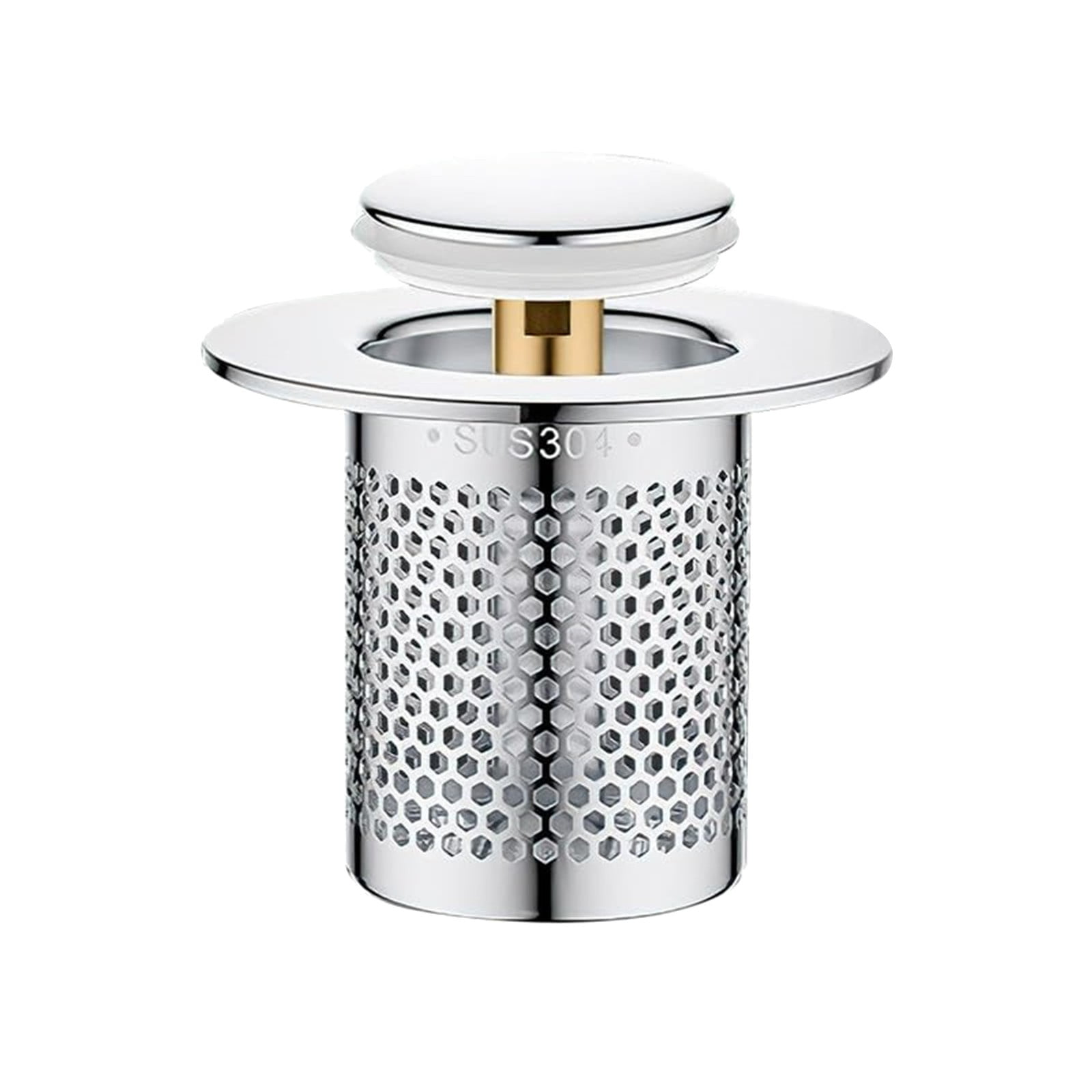 JWDX Drain Rack Clearance, Stainless Steel Floor Drain Filter 2025 New Bathtub Sink Strainer Up Sink Filter Rustproof Sink Strainer Bathroom Sink Strainer for Kitchen Bathtub A - Image 1