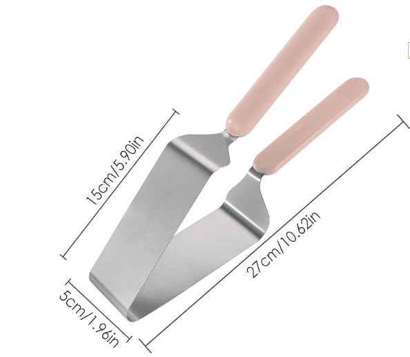 JWDX Cutter Clearance, Cake Cutter Triangular Cake Cutter Stainless Cake Cutter | and Cake Cutter Cake Cake Elevator Cake Cake Elevator Tools for and Pizza Pink - Image 2