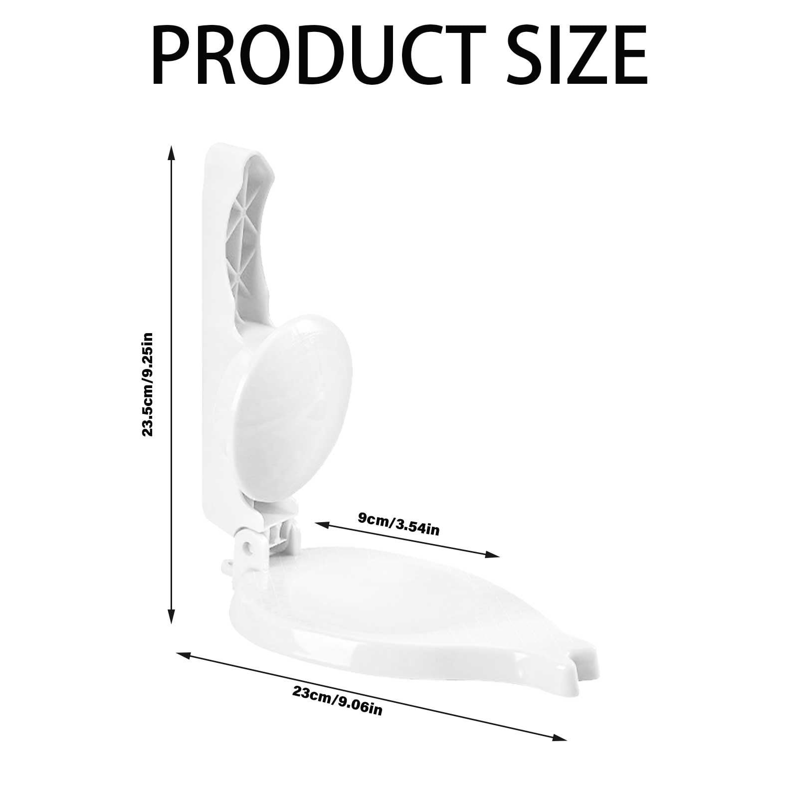 JWDX Dumpling Mould Clearance, Manual Tortilla Maker Corn Tortillas Sugar Pancakes Dumpling Skin Dough Presser Dumpling Skin Dumpling Presser Dumpling Wrapping Paper Kitchen Gadgets White - Image 3