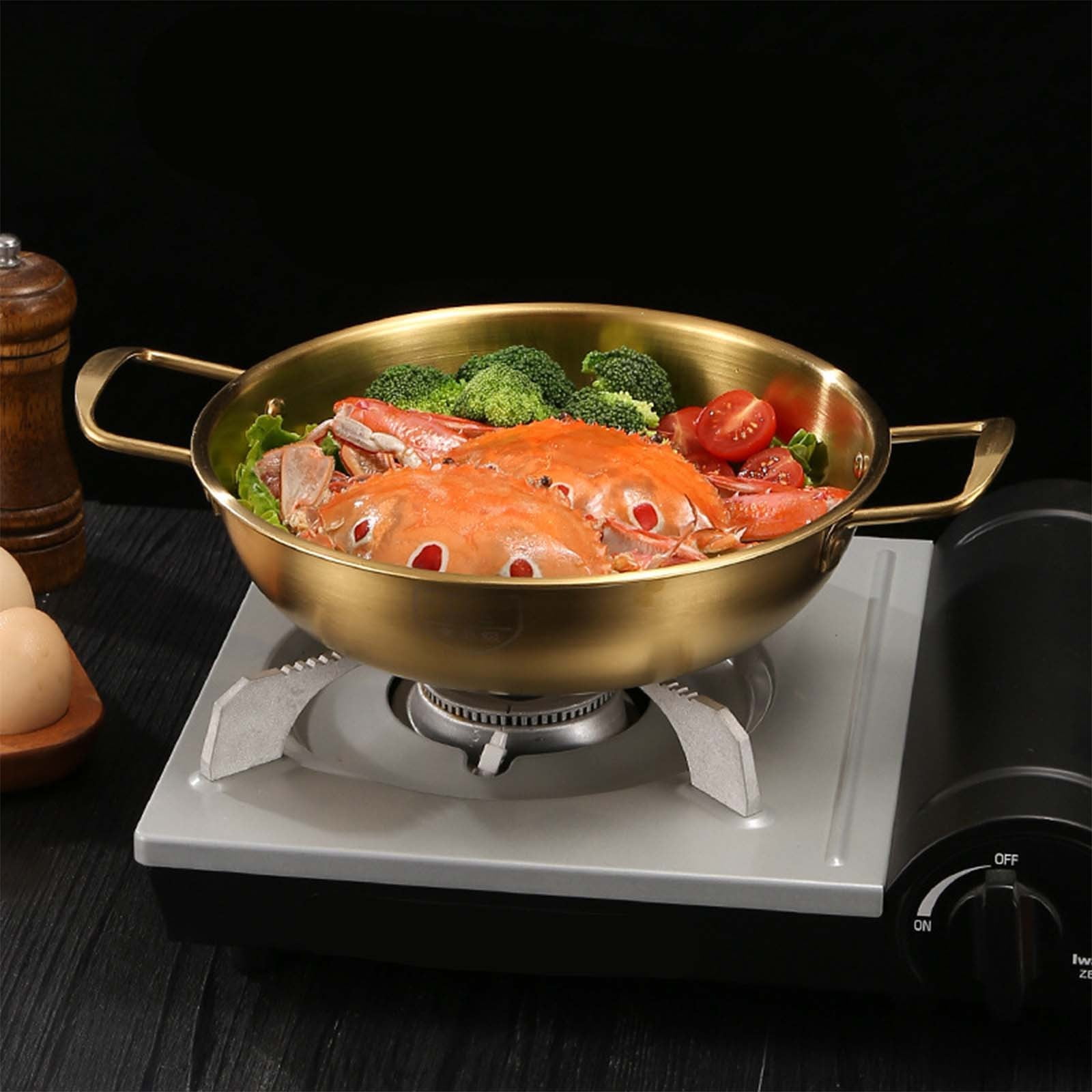 JWDX Stainless Steel Instant Noodle Pot Clearance, 7.1