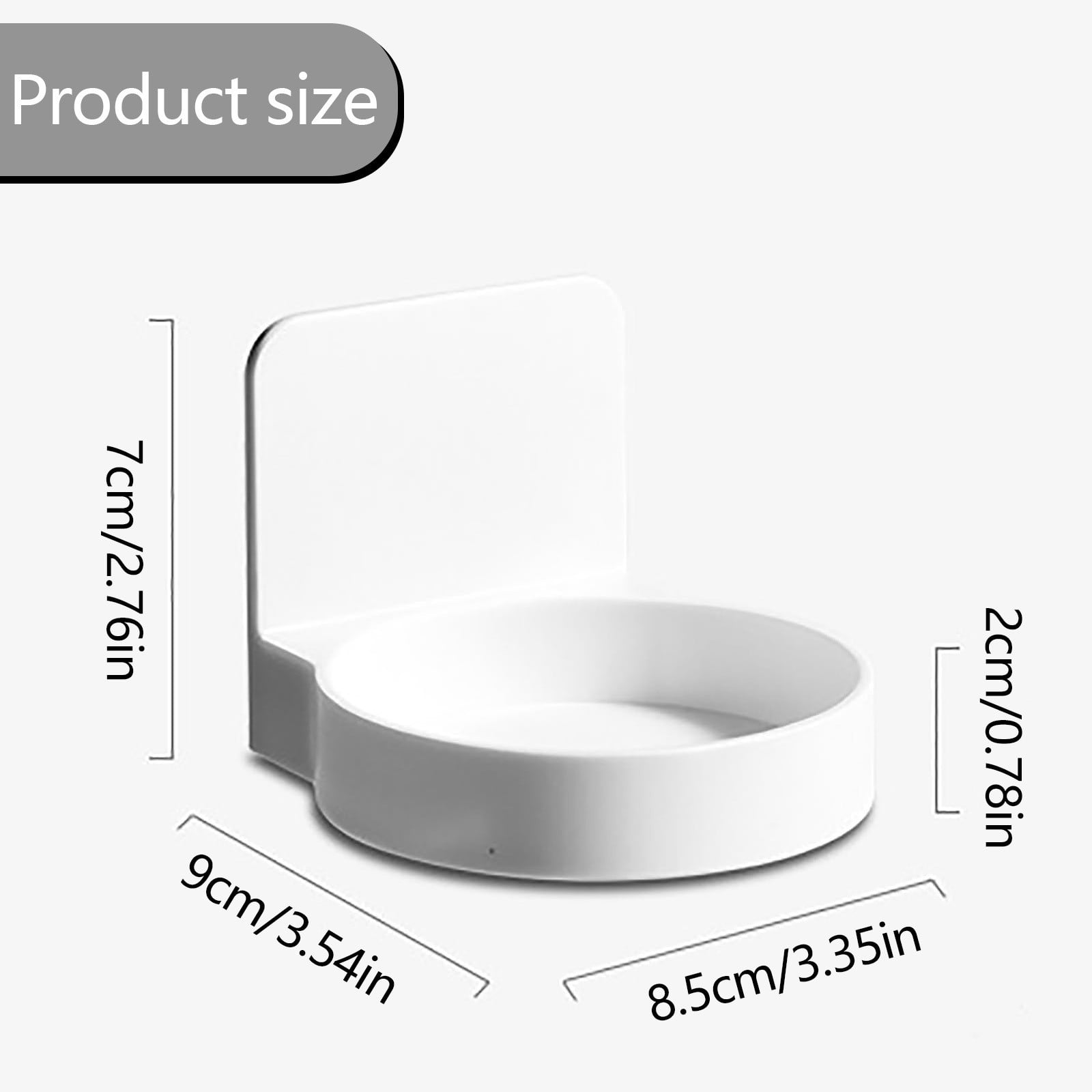 JWDX Rack Clearance, Wall Mounted Cup Holder Versatile Saving Cup Organizer for Home Bathroom As shown - Image 3