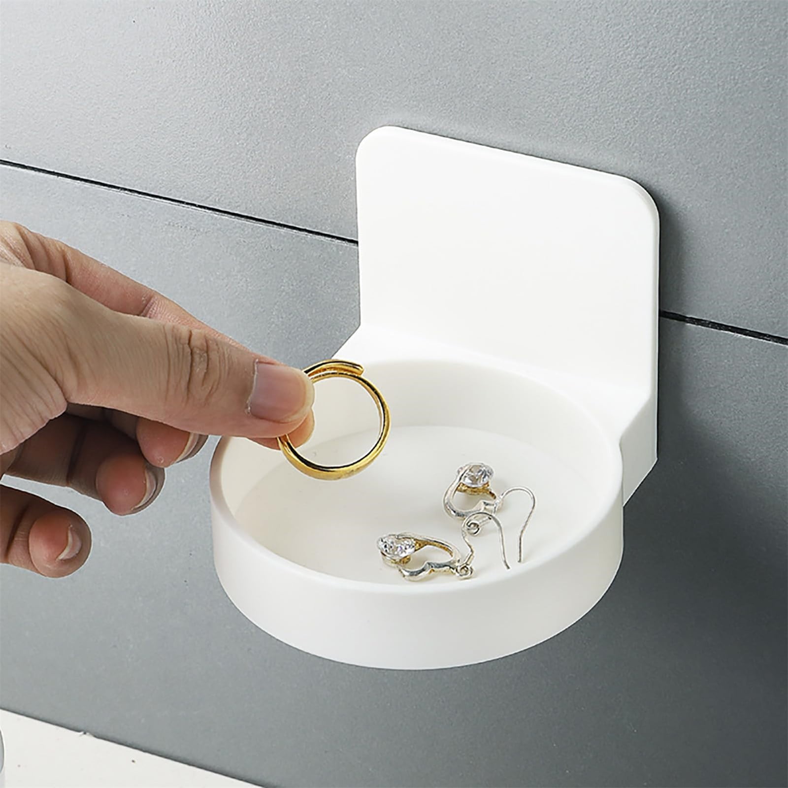 JWDX Rack Clearance, Wall Mounted Cup Holder Versatile Saving Cup Organizer for Home Bathroom As shown - Image 4