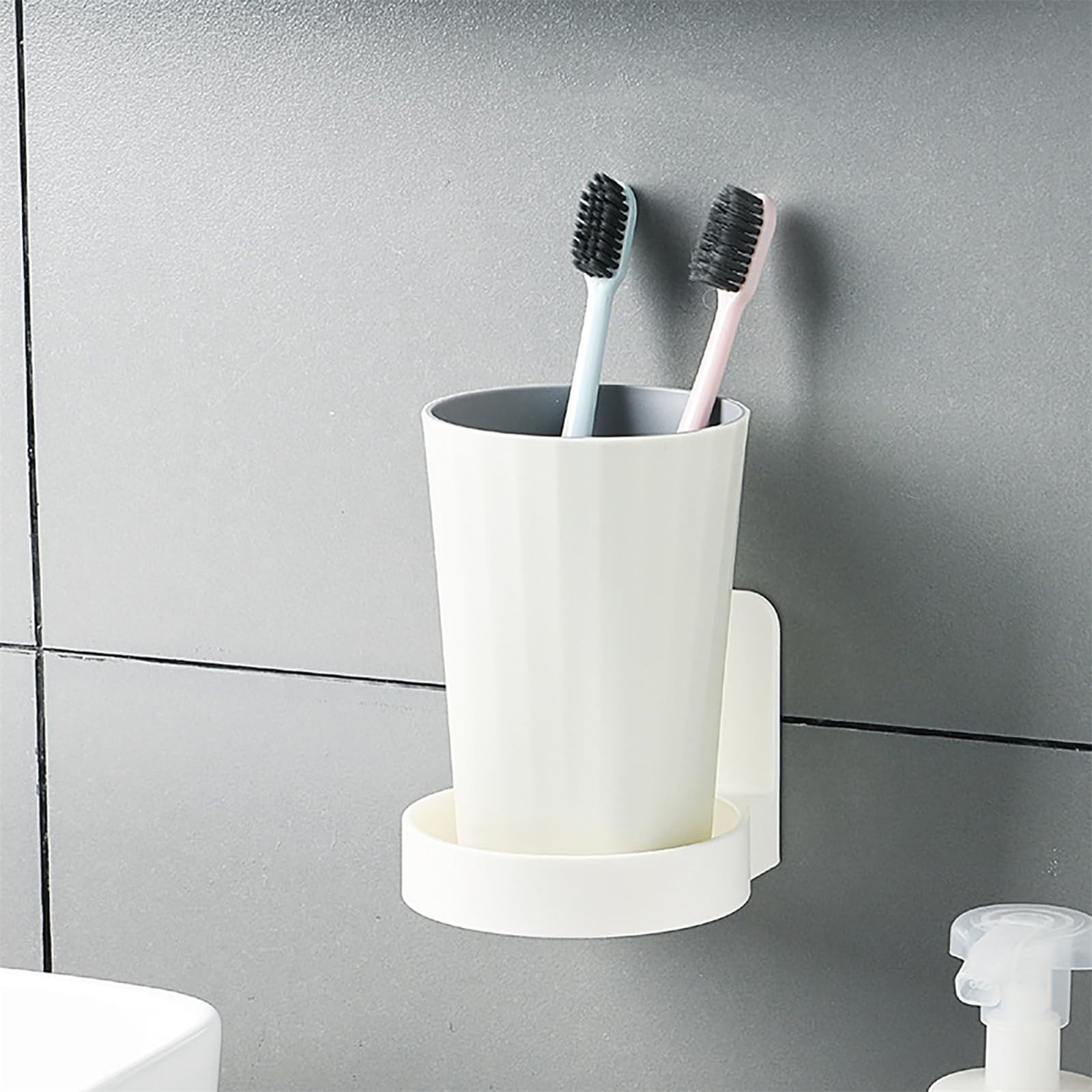 JWDX Rack Clearance, Wall Mounted Cup Holder Versatile Saving Cup Organizer for Home Bathroom As shown - Image 5