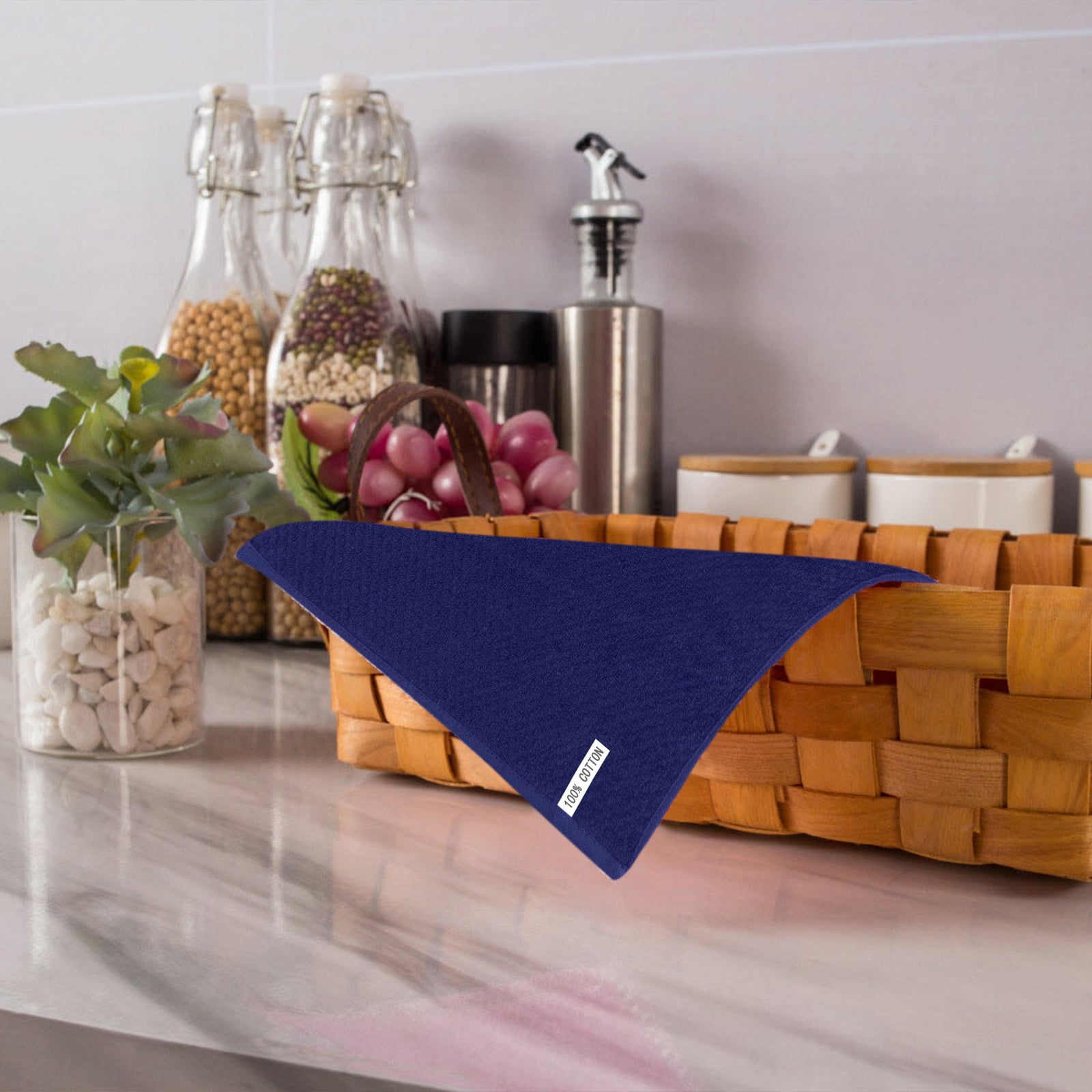 JWDX Wipes Clearance, Cleaning Kitchen Fast Absorbent Microfiber Towels Rags and Cloths Drying Super Cotton Dish Dish Soft Kitchen Dishcloths Towels Dish Cloth Microfiber Wipes BU1 - Image 3