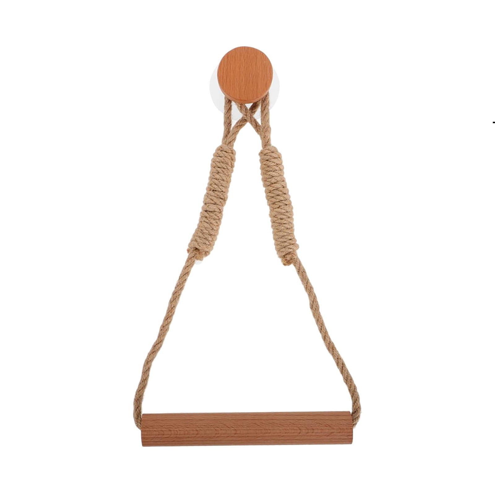 JWDX Rack Clearance, Unique Boho Toilet Paper Holder Hanging Tissue Holder for Bathroom Decorative Wood Paper Towel Rack Saving Over The Door Design Stylish Towel Holder for Bathroom As shown - Image 1