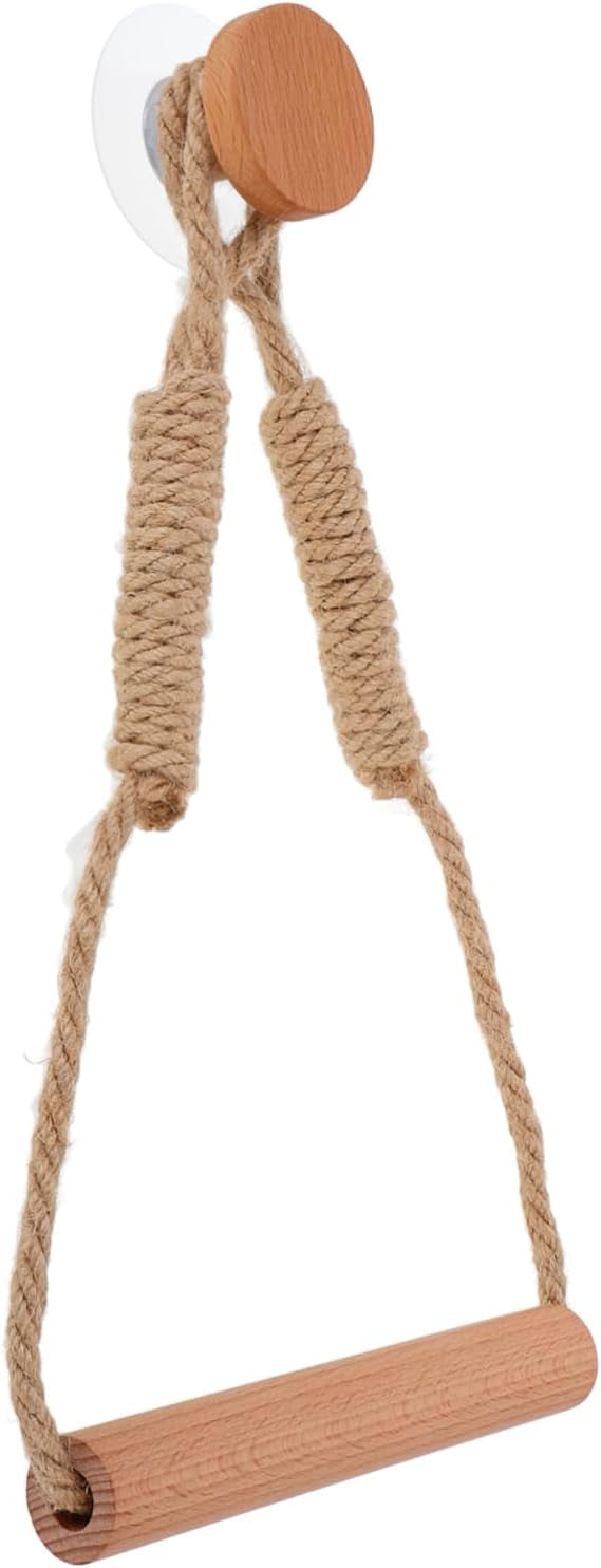 JWDX Rack Clearance, Unique Boho Toilet Paper Holder Hanging Tissue Holder for Bathroom Decorative Wood Paper Towel Rack Saving Over The Door Design Stylish Towel Holder for Bathroom As shown - Image 2