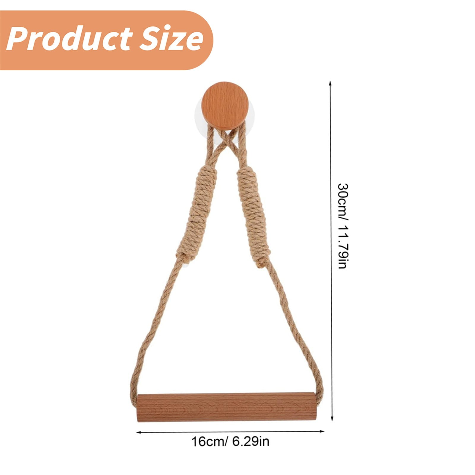 JWDX Rack Clearance, Unique Boho Toilet Paper Holder Hanging Tissue Holder for Bathroom Decorative Wood Paper Towel Rack Saving Over The Door Design Stylish Towel Holder for Bathroom As shown - Image 4