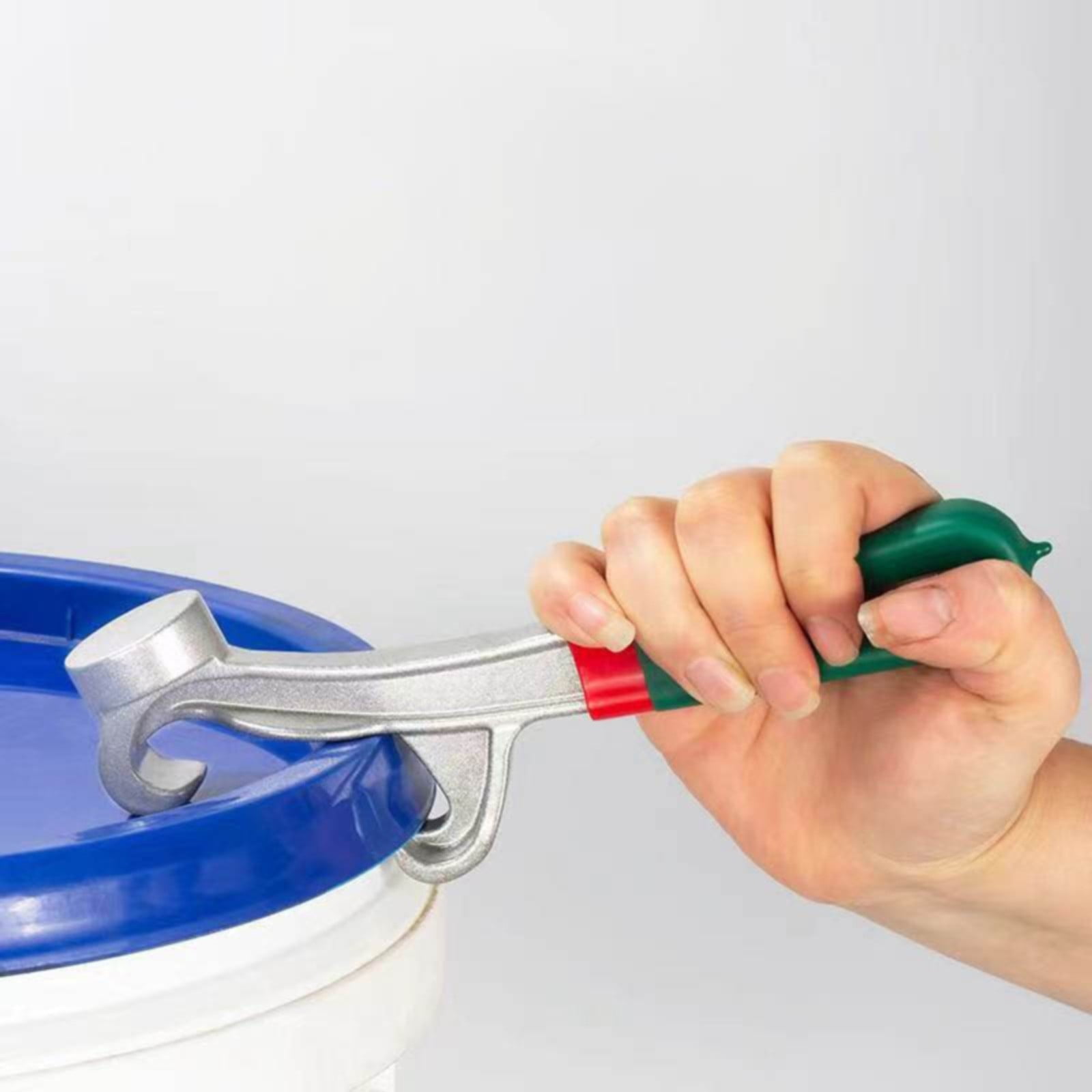 JWDX Bottle Opener Clearance, Aluminum Can Opener Tool 5 Gallon 8.5 Inch Paint Can Opener Metal Can Opener Lid Opener Tool Non Slip Rubber Handle for Home Industrial Use As shown - Image 8