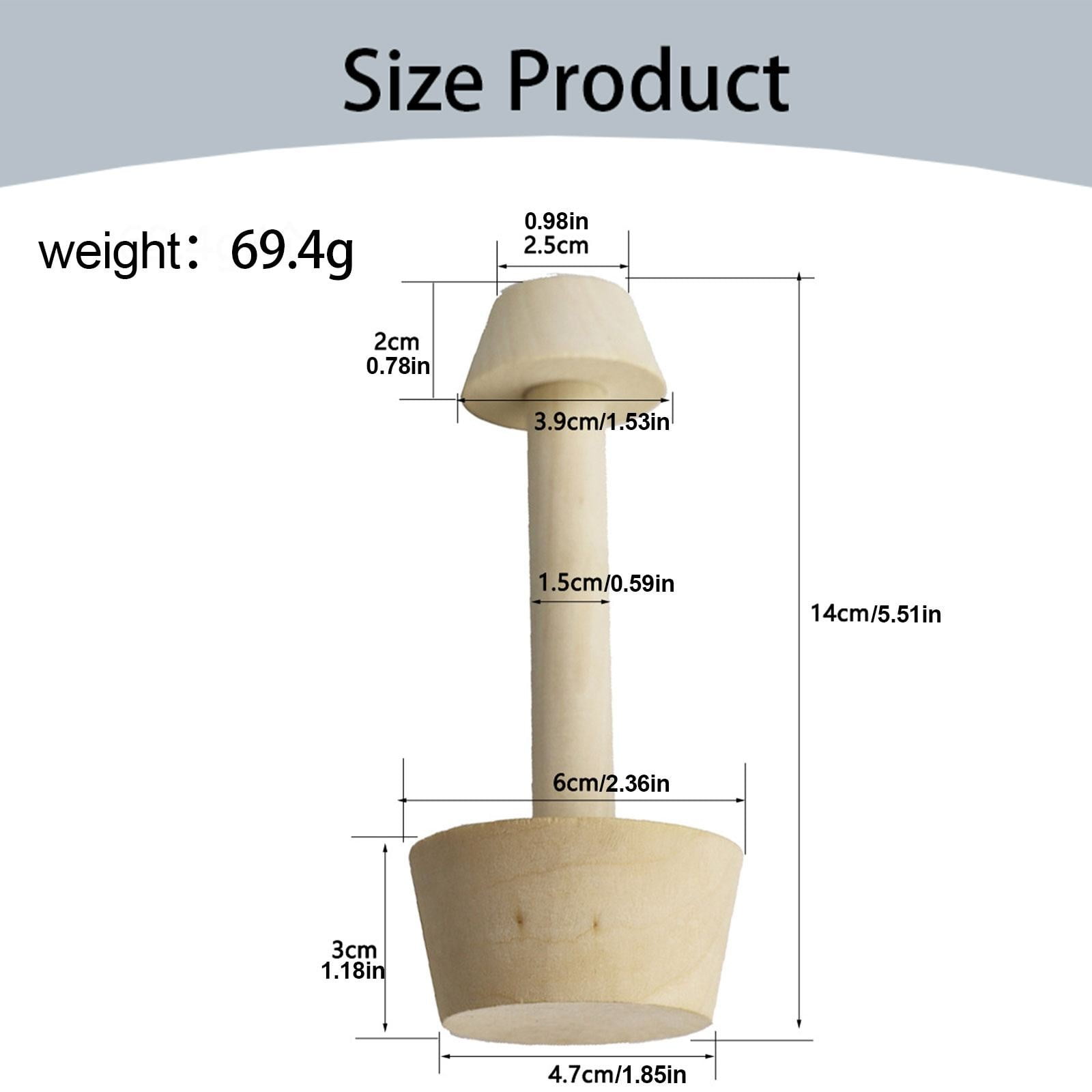 JWDX Cake Mould Clearance, Egg Mould Wooden Dough Mould Portable Egg Tray Mould Double Egg Mould As shown - Image 4