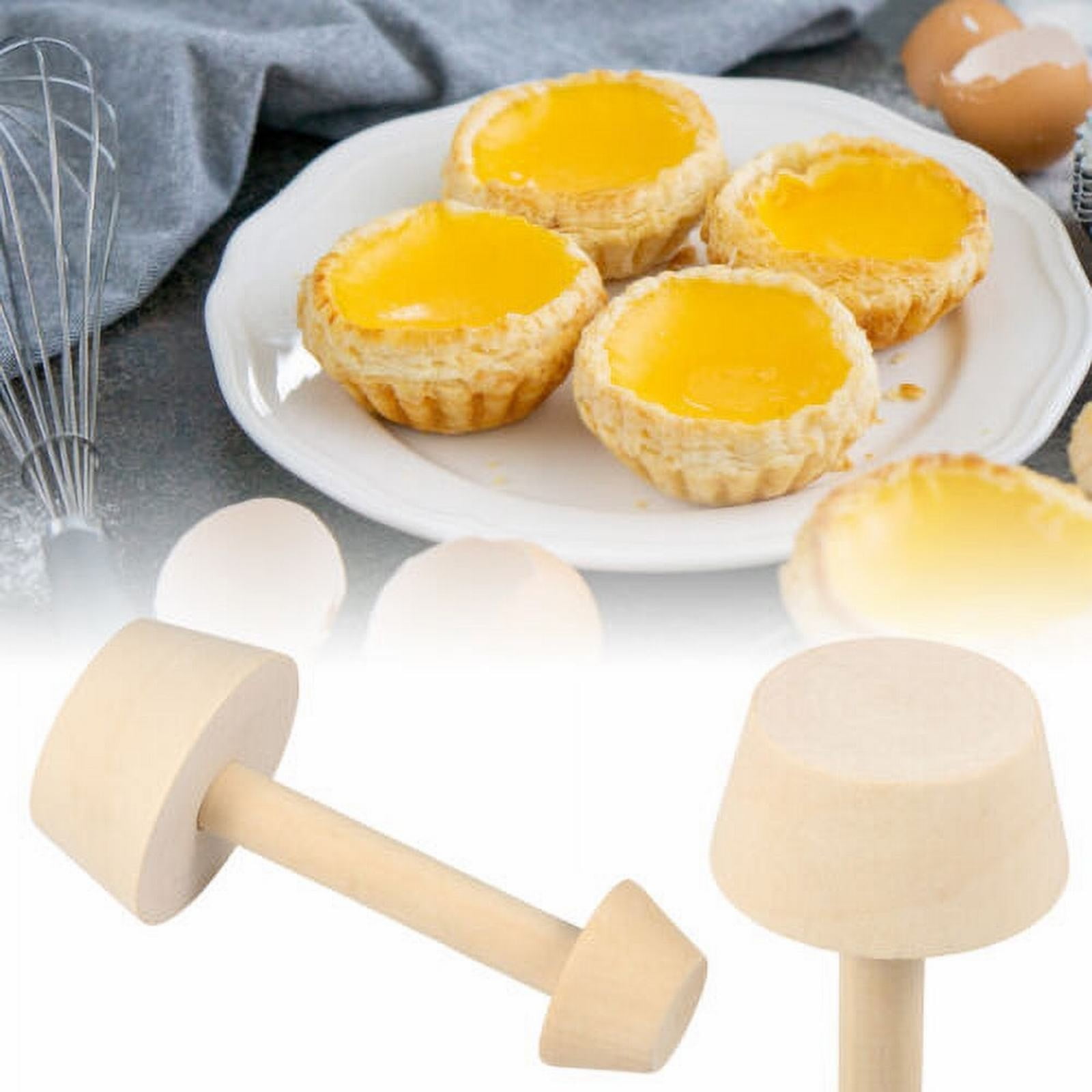 JWDX Cake Mould Clearance, Egg Mould Wooden Dough Mould Portable Egg Tray Mould Double Egg Mould As shown - Image 5