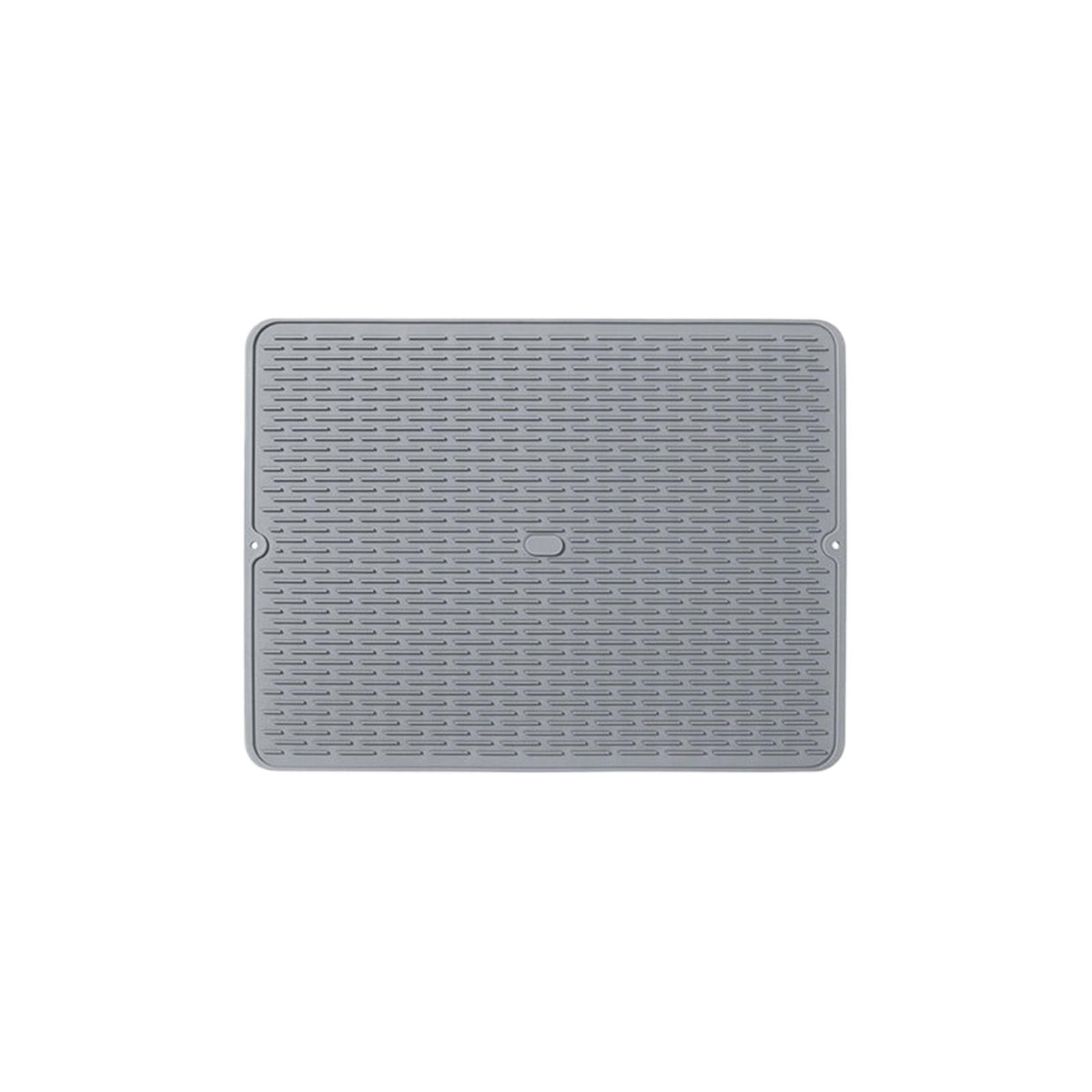 JWDX Placemat Clearance, Silicone Dish Drying Mat 2025 New Kitchen Sink Silicone Draining Mat Fast Drying Stone Sink Tray Heat Silicone Mat Easy Clean Raised Edge Holds Water E - Image 1