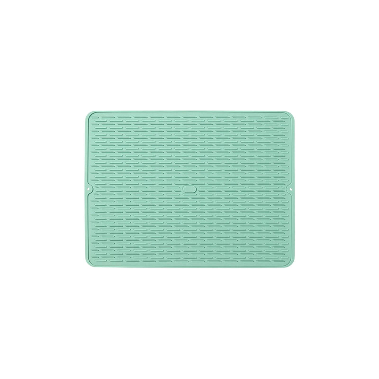 JWDX Placemat Clearance, Silicone Dish Drying Mat 2025 New Kitchen Sink Silicone Draining Mat Fast Drying Stone Sink Tray Heat Silicone Mat Easy Clean Raised Edge Holds Water F - Image 1