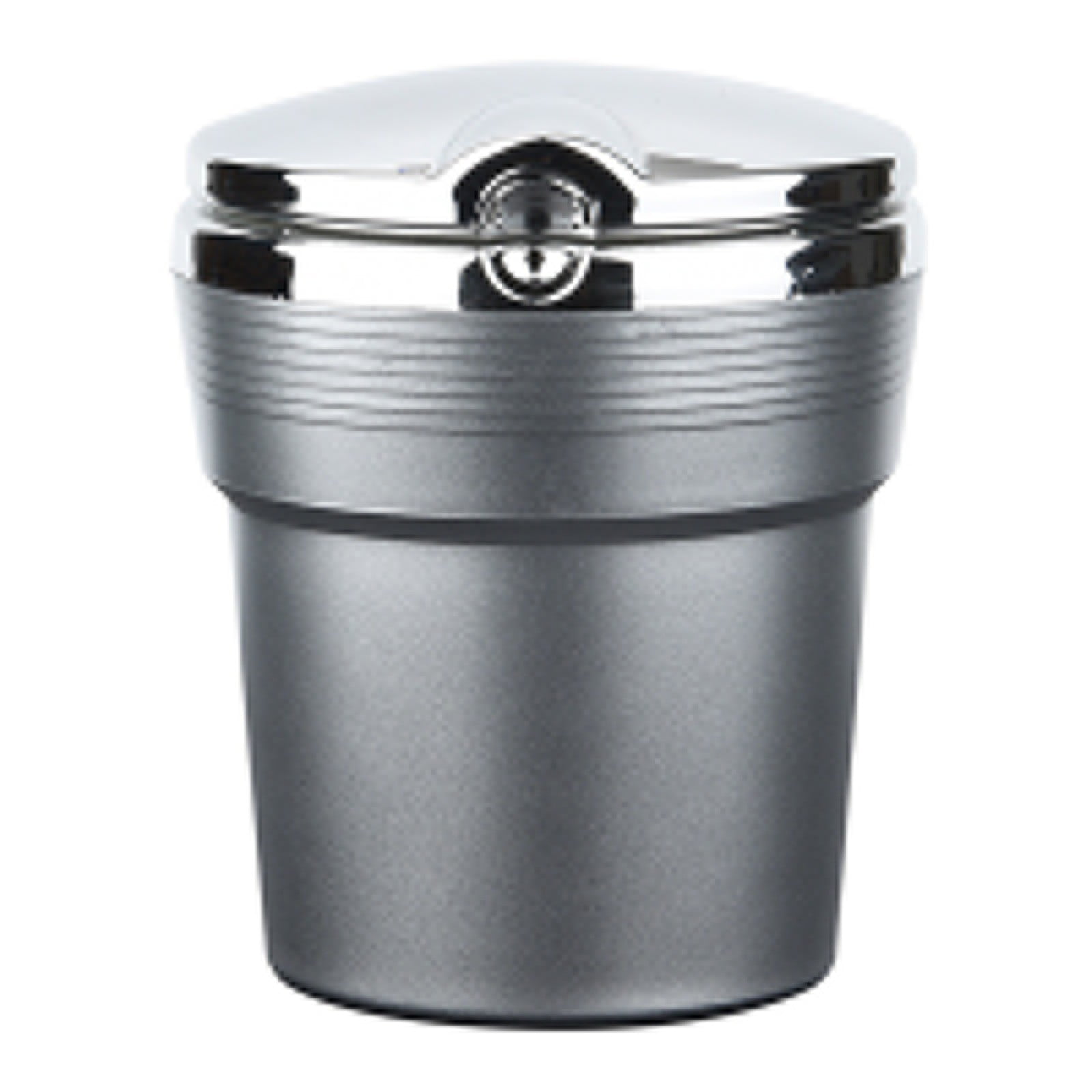 JWDX Storage Containers Clearance, Car Ashtray Cup Holder Led Portable Car Truck with Lid Suitable for Home Car Ashtray Silver - Image 1