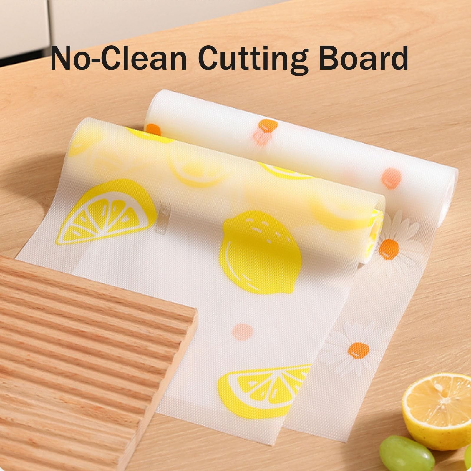 JWDX Placemat Clearance, Disposable Cutting Board Mat Disposable Cutting Mat Cutting Board Sheet with Built in Crease Flexible Plastic Cutting Mat for Kitchen As shown - Image 6