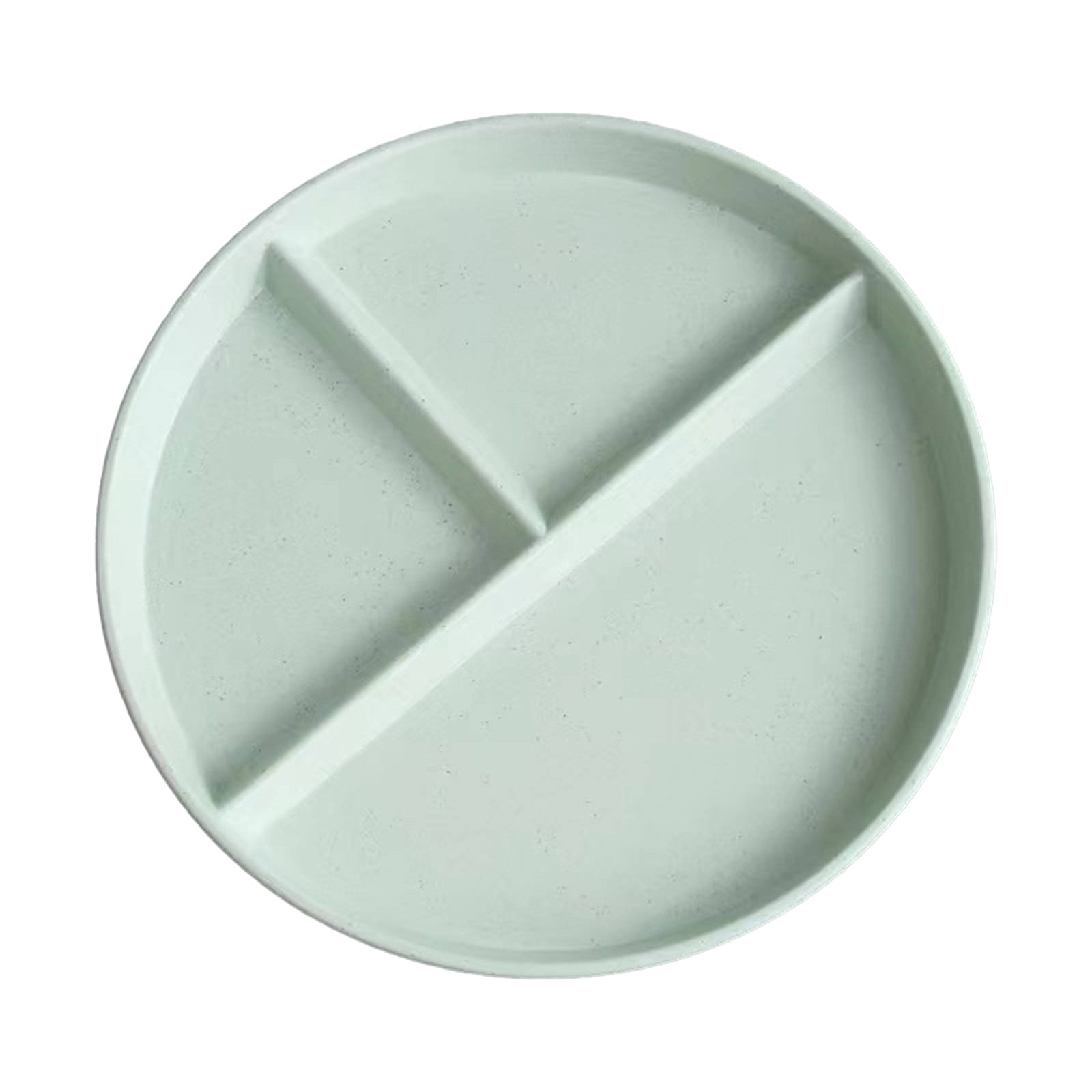 JWDX Tableware Clearance, Wheat Plates for Adults Reusable Dinnerware Set Kids Divided Plate Bariatric Plastic Salad Lunch Tray Microwave and Dishwasher GNA - Image 1
