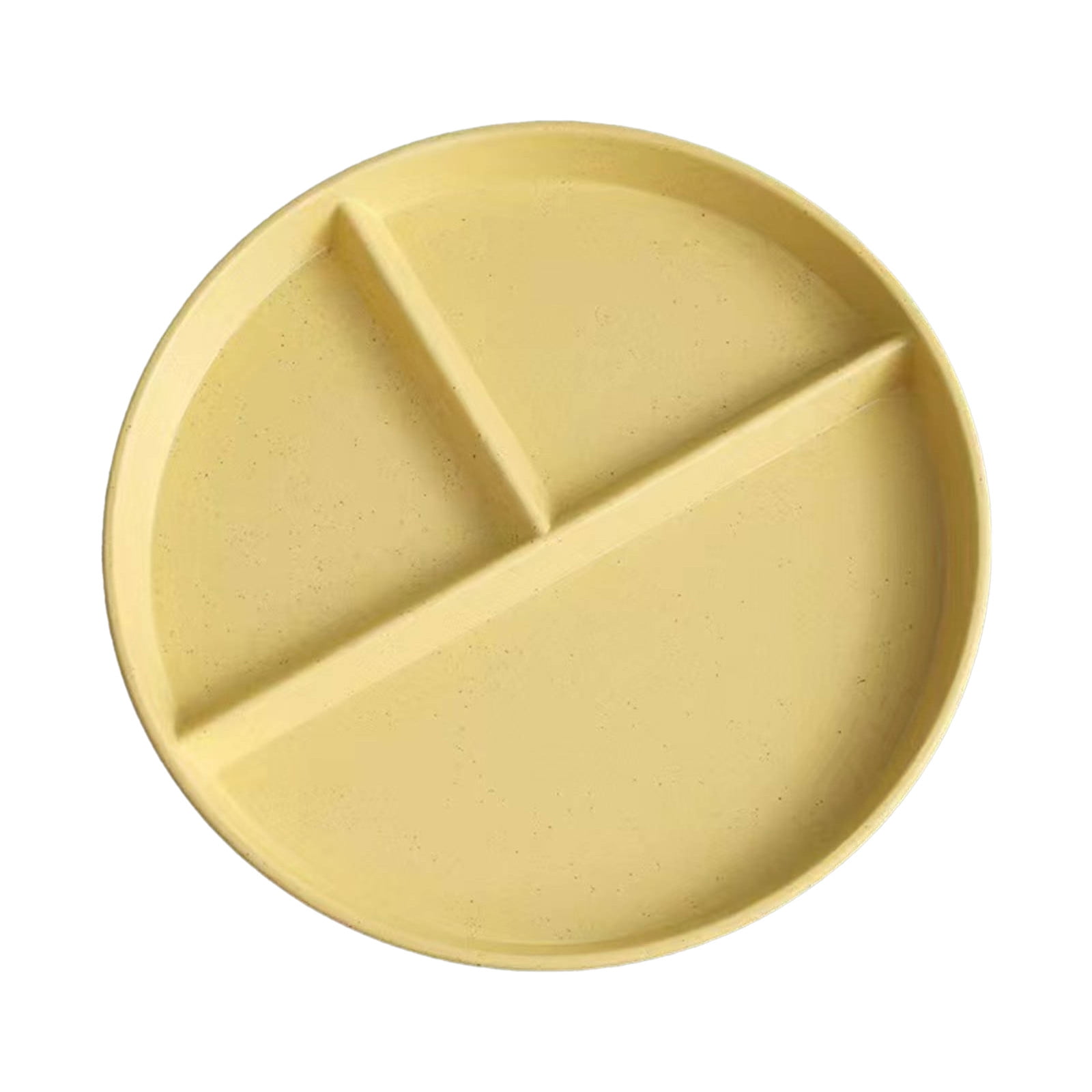 JWDX Tableware Clearance, Wheat Plates for Adults Reusable Dinnerware Set Kids Divided Plate Bariatric Plastic Salad Lunch Tray Microwave and Dishwasher YEA - Image 1