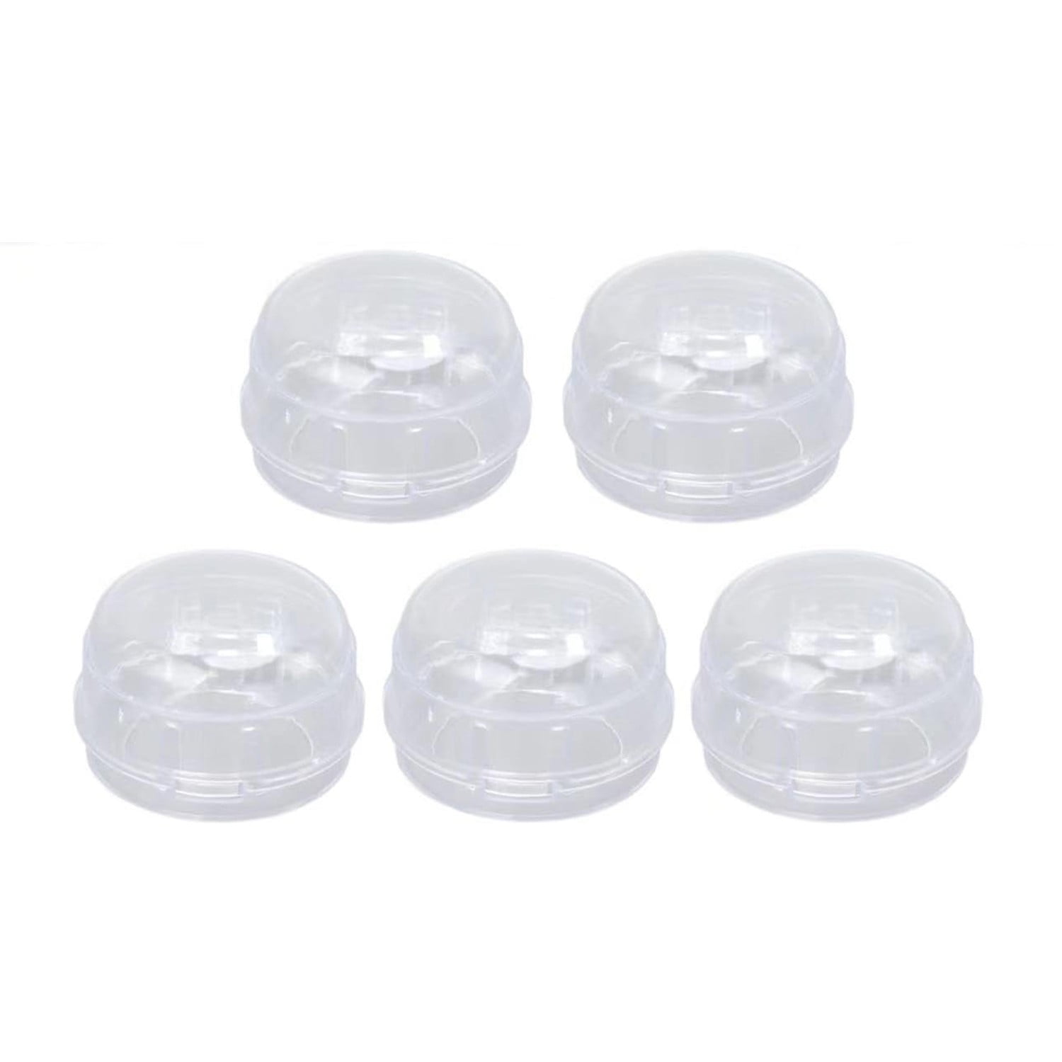JWDX Closure Bags and Lids and Boxes Clearance, 5 Pack Stove Knob Covers for Child 2025 Knob Covers Child Stove Knob Covers with Adhesive Oven Knob Covers for Kids and From Turning on Stove Clear - Image 1