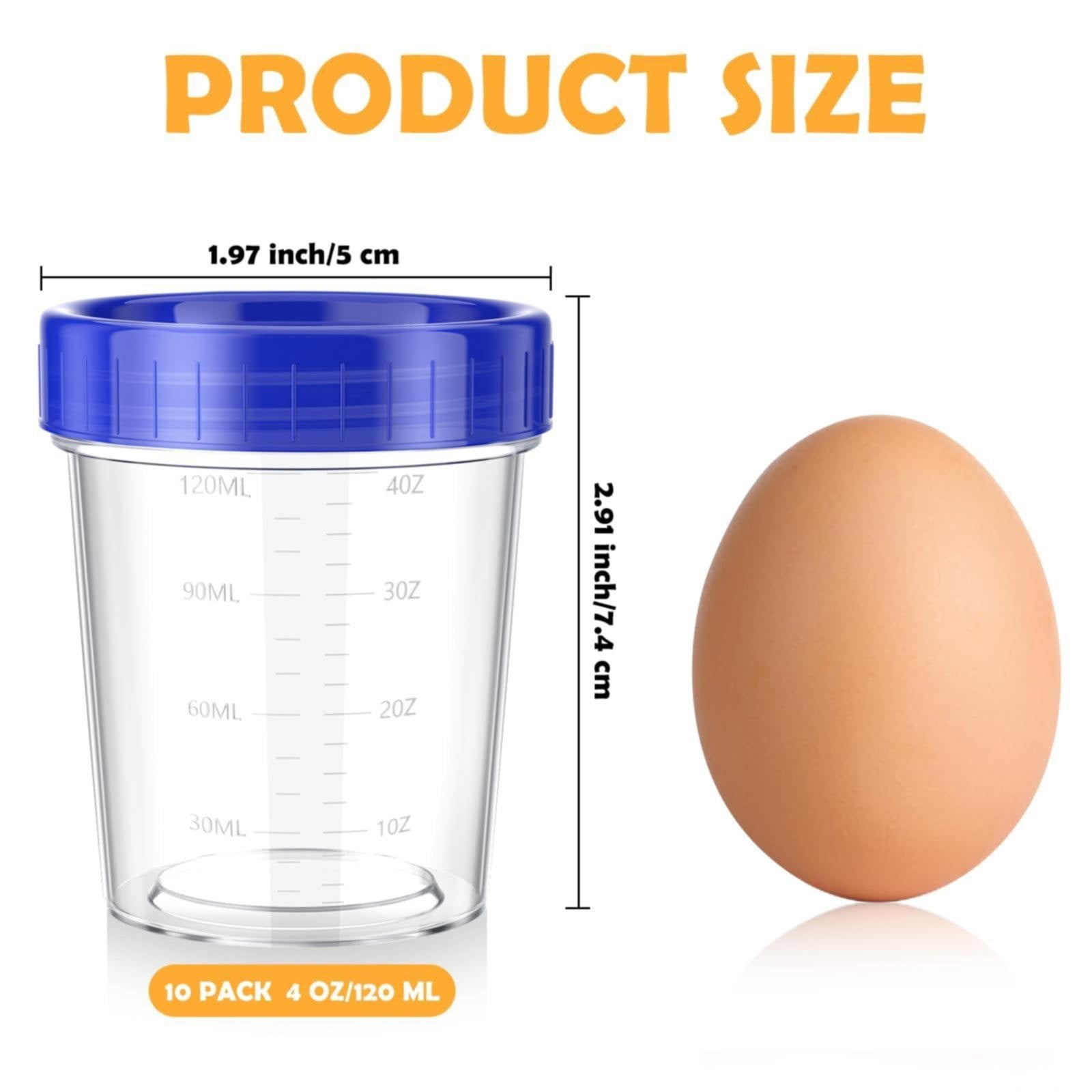 JWDX Food Storage Clearance, 4 Ounce Dressing Container Leak Proof Seasoning Container with Lid Reusable Screw Lid Plastic Container As shown - Image 4