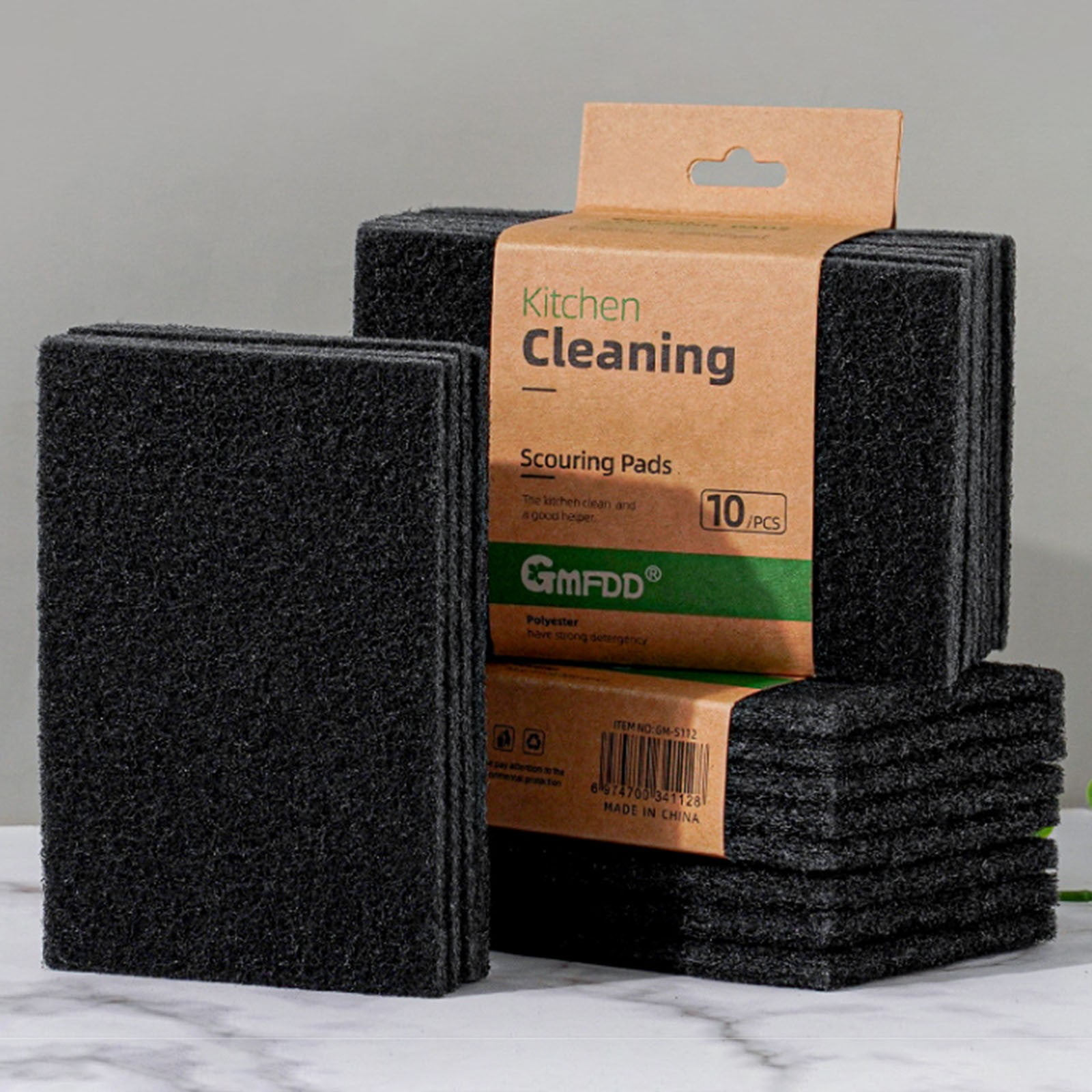 JWDX Kitchen Cleaning Supplies Clearance, Heavy Duty Scour Pads Scouring Pads for Kitchen and Dish Cleaning As shown - Image 1