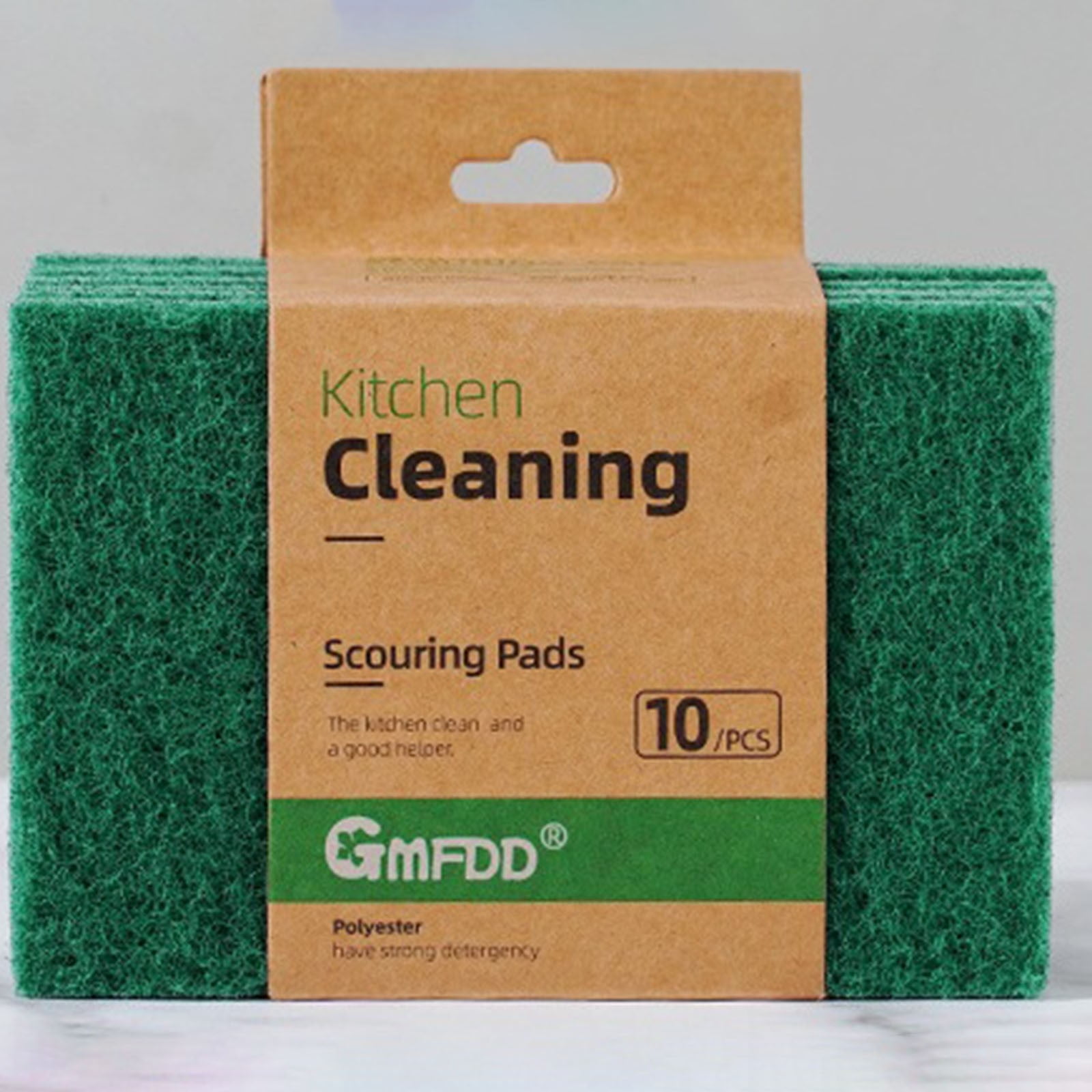 JWDX Kitchen Cleaning Supplies Clearance, Heavy Duty Scour Pads Scouring Pads for Kitchen and Dish Cleaning As shown - Image 3