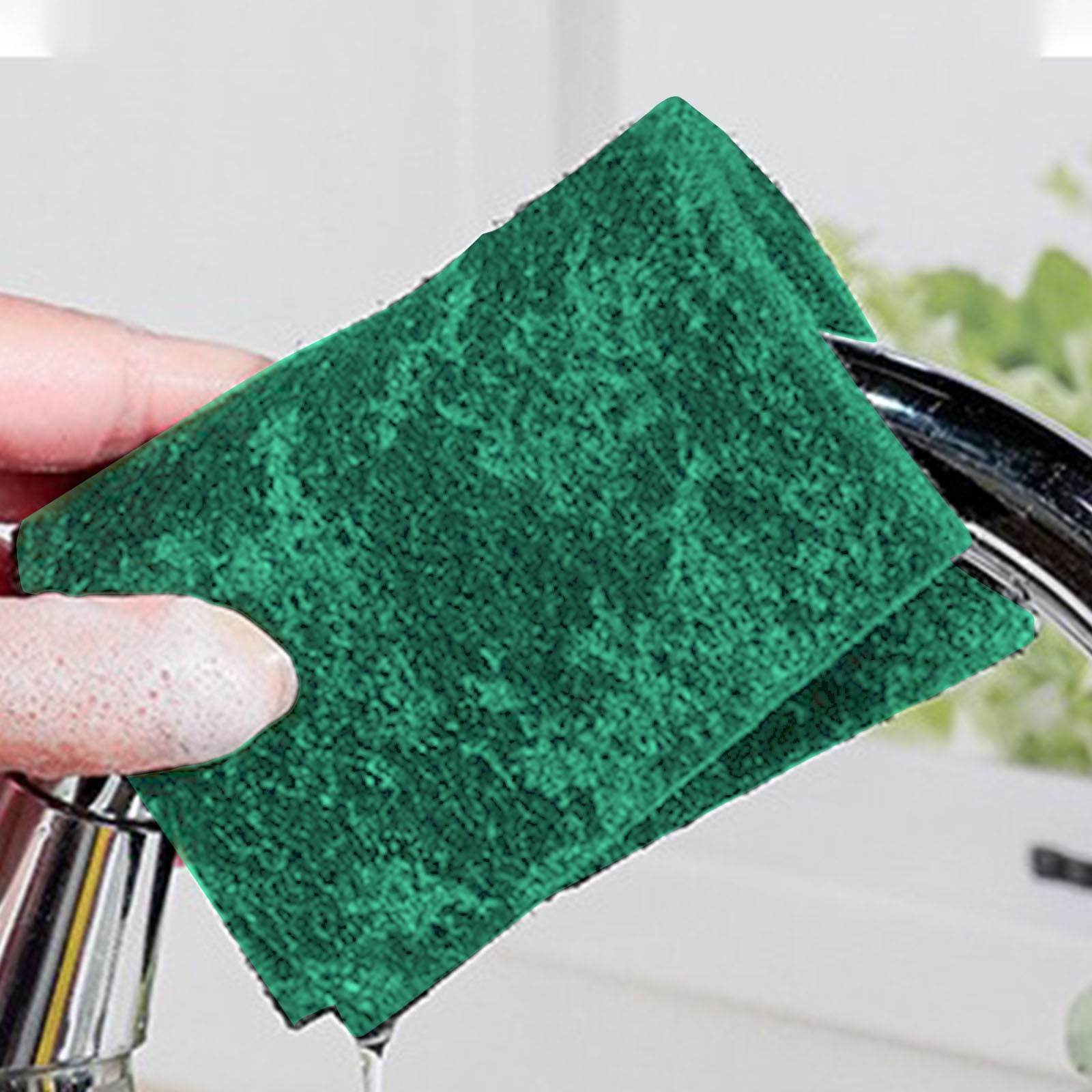 JWDX Kitchen Cleaning Supplies Clearance, Heavy Duty Scour Pads Scouring Pads for Kitchen and Dish Cleaning As shown - Image 7