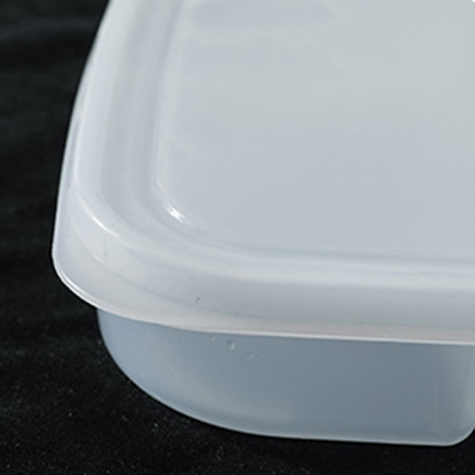 JWDX Food Storage Clearance, Divided Veggie Tray with Lid Vegetable Storage Square Relish Serving Platter with 5/6 Compartment Snack Container A - Image 6