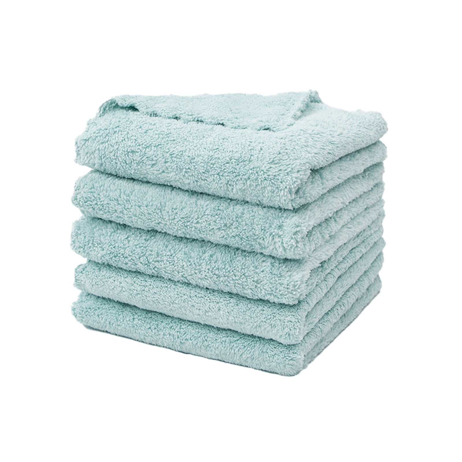 JWDX Kitchen Cleaning Supplies Clearance, 1 Pack of Fiber Cleaning Cloth Available in 4 Colors (Green/White/Yellow/Black) GNA - Image 1