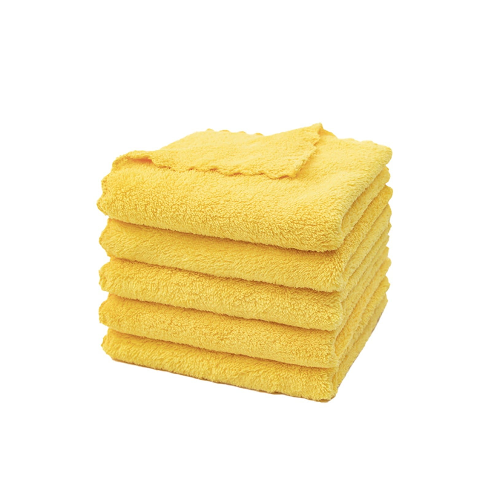 JWDX Kitchen Cleaning Supplies Clearance, 1 Pack of Fiber Cleaning Cloth Available in 4 Colors (Green/White/Yellow/Black) YEA - Image 1