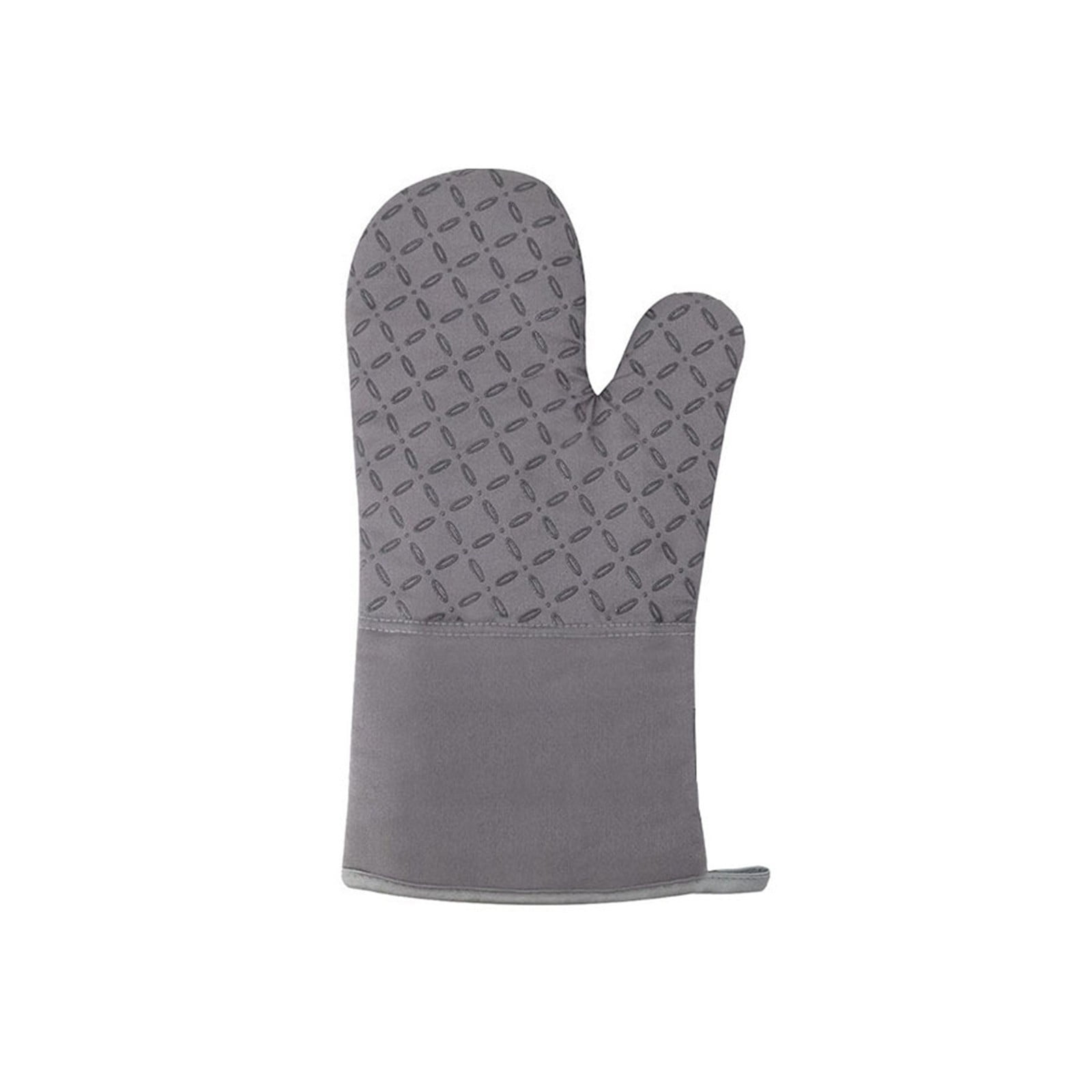 JWDX Oven Mitts Clearance, 482 F Heat Hot Plate Moving Non Slip Gloves for Bbq Grill Baking Cooking Oven Microwave (Gray) GY1 - Image 1