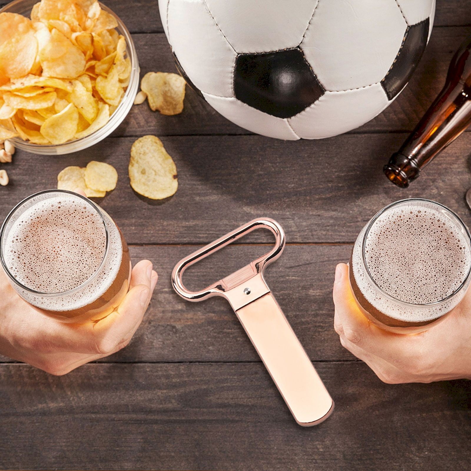 JWDX Bottle Opener Clearance, Bottle Openers Wine Cork Extractor Corkscrew Beer Corks Stainless Two Jaw Puller Used to Open Bottles D - Image 6
