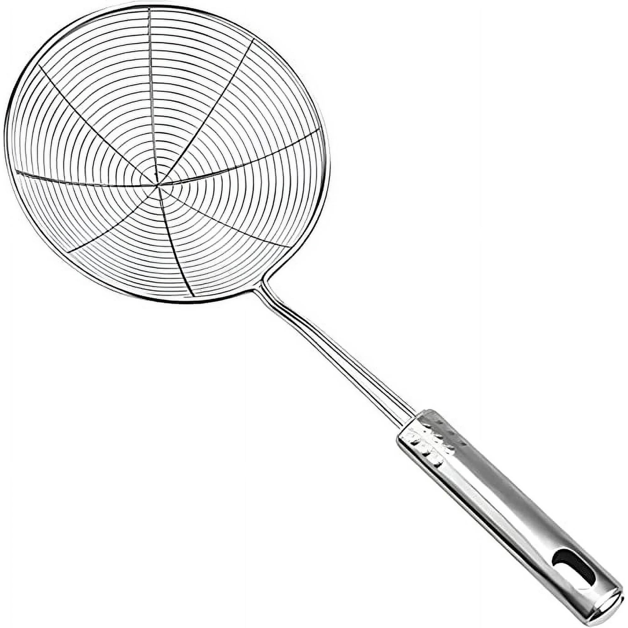 JWDX Strainers Clearance, Stainless Strainer for Cooking and Frying Kitchen Utensils Wire Strainer Pasta Strainer Spoon As shown - Image 2