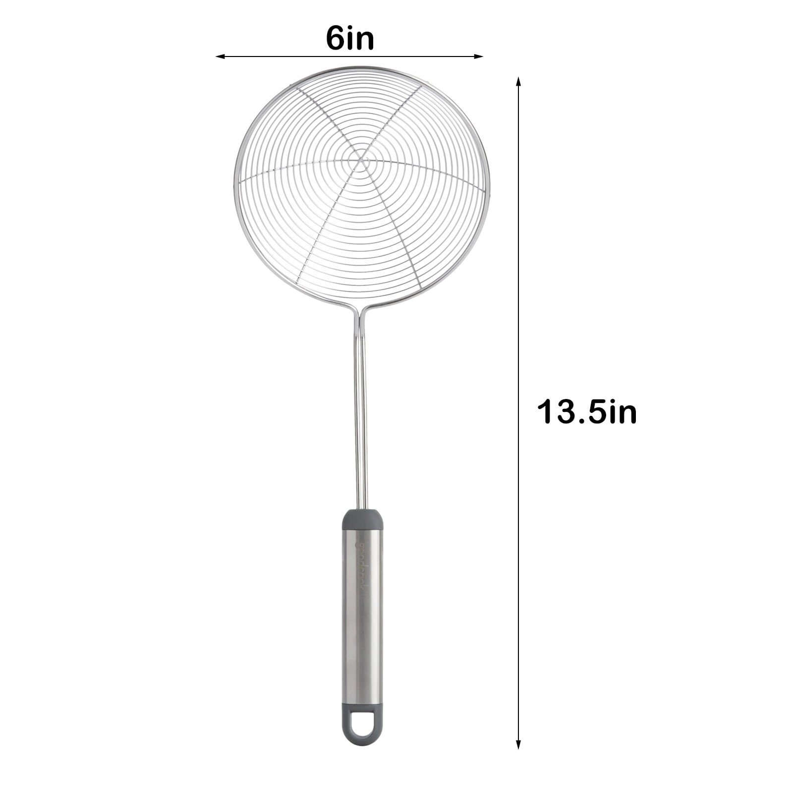 JWDX Strainers Clearance, Stainless Strainer for Cooking and Frying Kitchen Utensils Wire Strainer Pasta Strainer Spoon As shown - Image 4